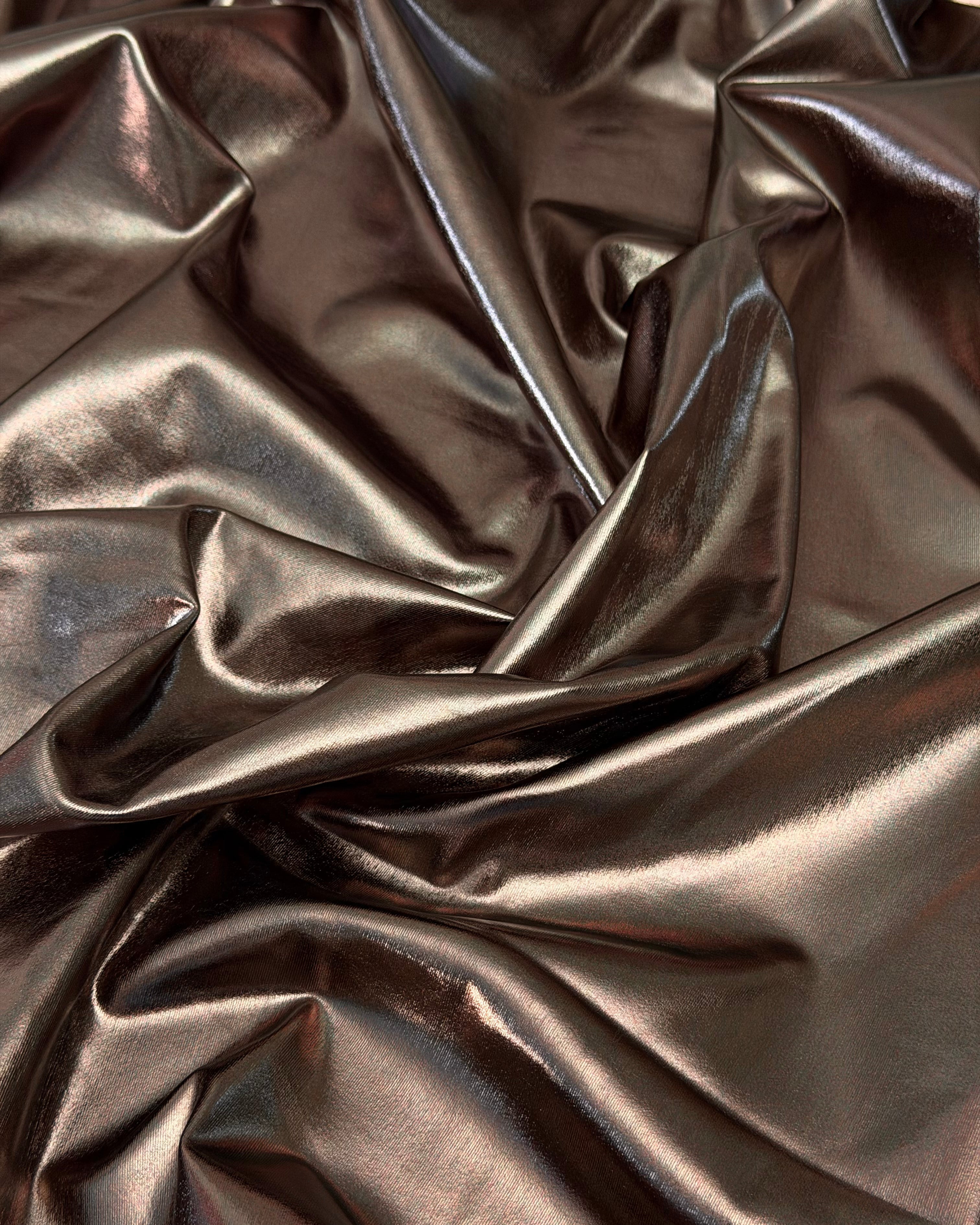 Bronze Havana Foiled Spandex, Kiki Sewing Store, Kiki Luxury Fabric, Cheap Fabric Store, Kiki Textiles, Kiki Textile by the Yard, Kiki Textile USA