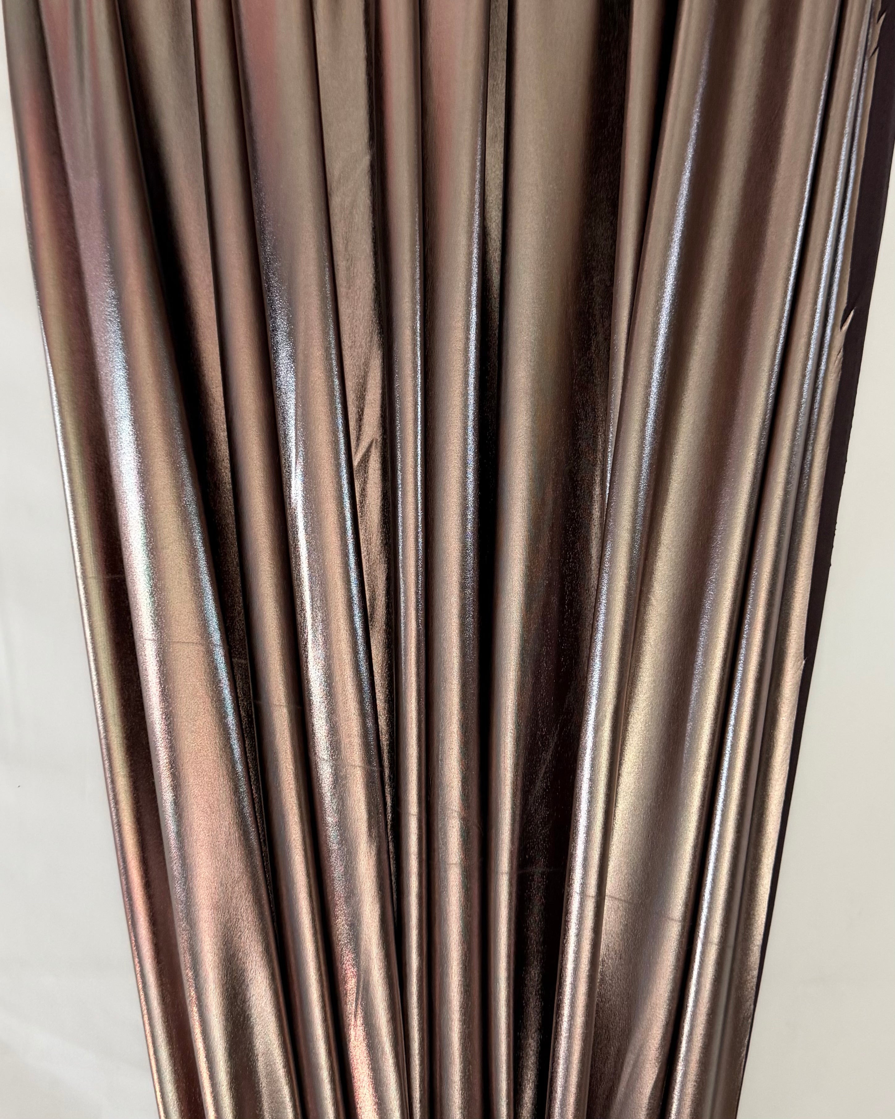 Bronze Havana Foiled Spandex, Kiki Sewing Store, Kiki Luxury Fabric, Cheap Fabric Store, Kiki Textiles, Kiki Textile by the Yard, Kiki Textile USA