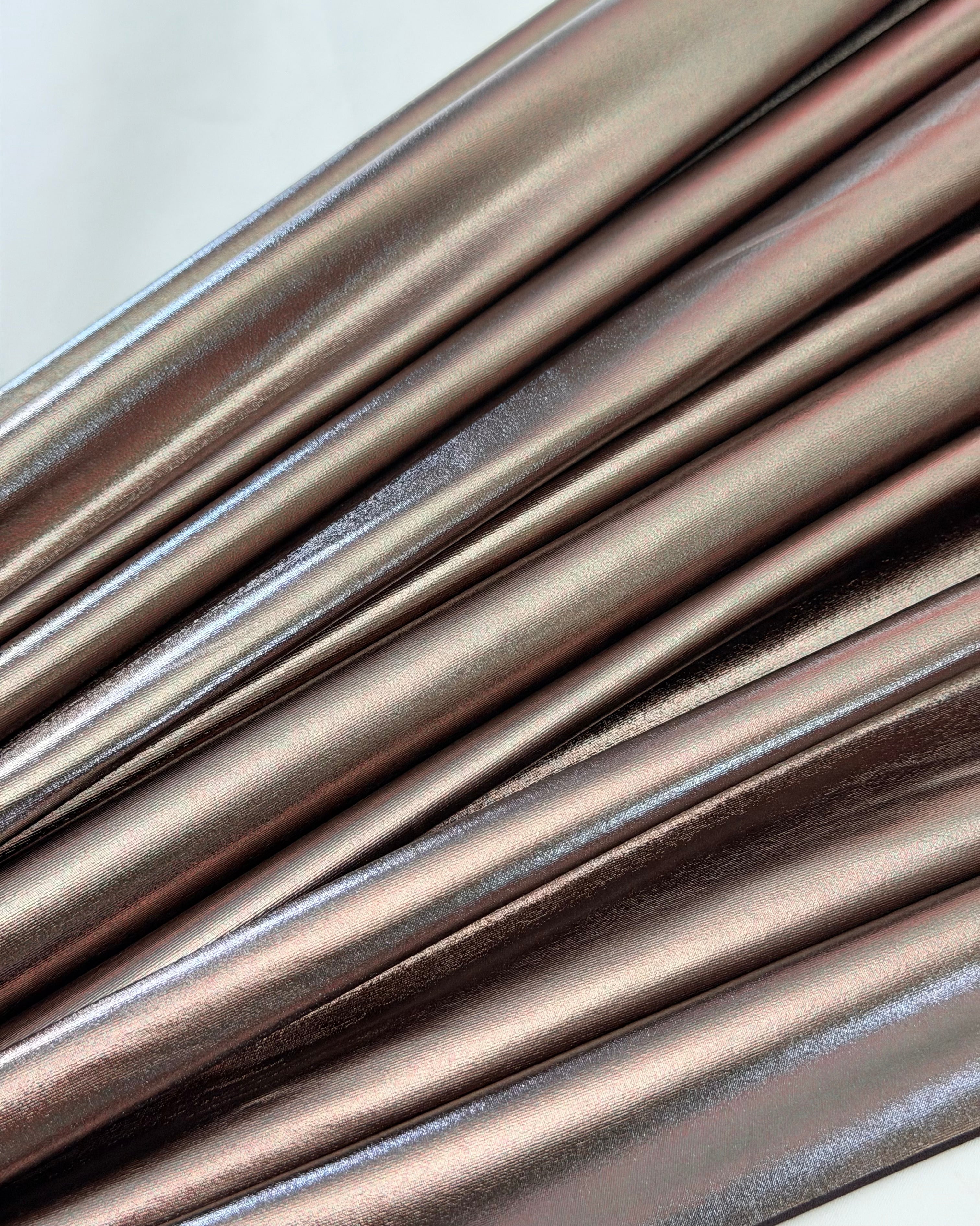Bronze Havana Foiled Spandex, Kiki Sewing Store, Kiki Luxury Fabric, Cheap Fabric Store, Kiki Textiles, Kiki Textile by the Yard, Kiki Textile USA