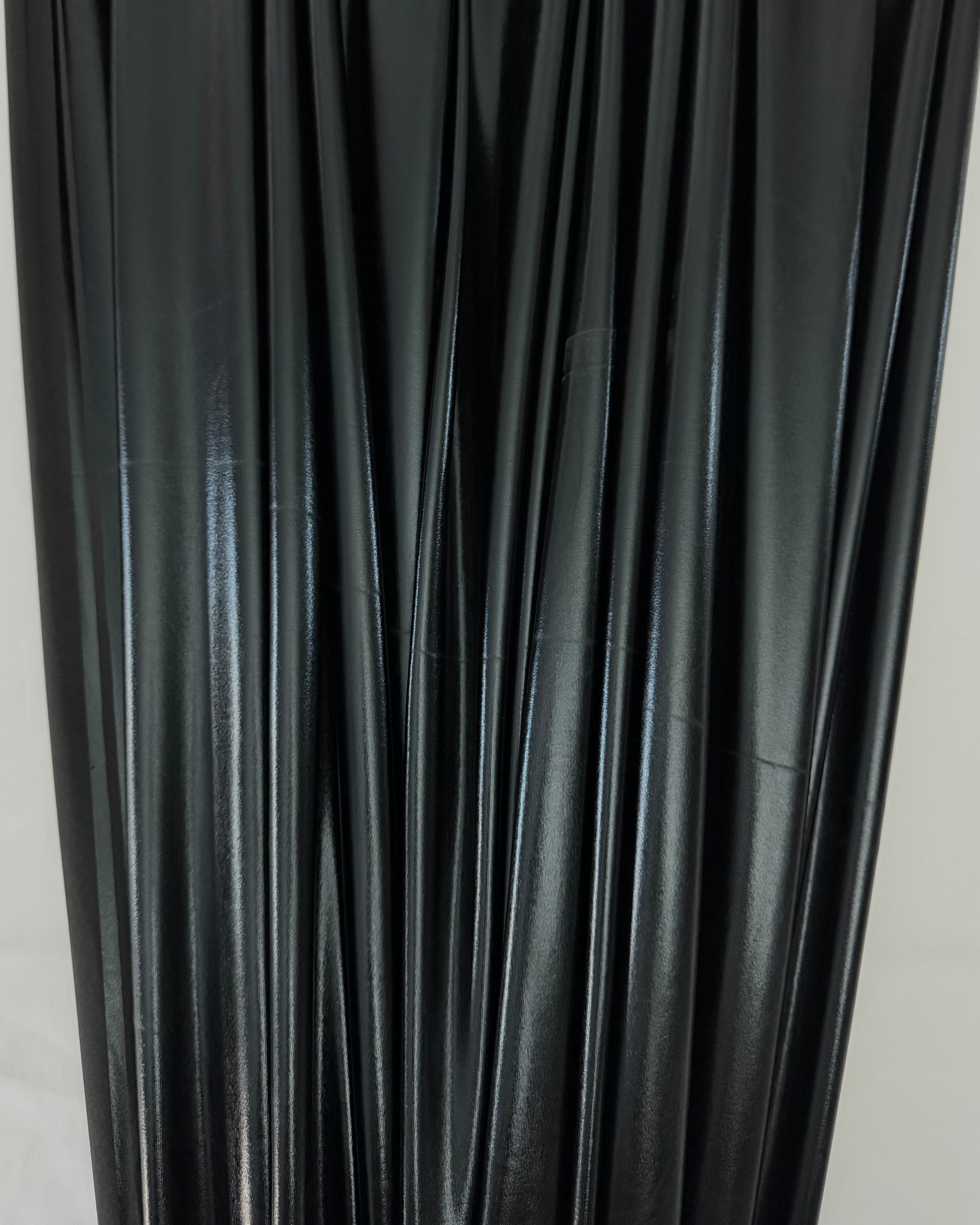 Black Havana Foiled Spandex, Foiled Spandex Fabric, Metallic Spandex Fabric, Shiny Spandex Fabric, Foil Stretch Fabric, Stretch Foil Fabric, Holographic Spandex