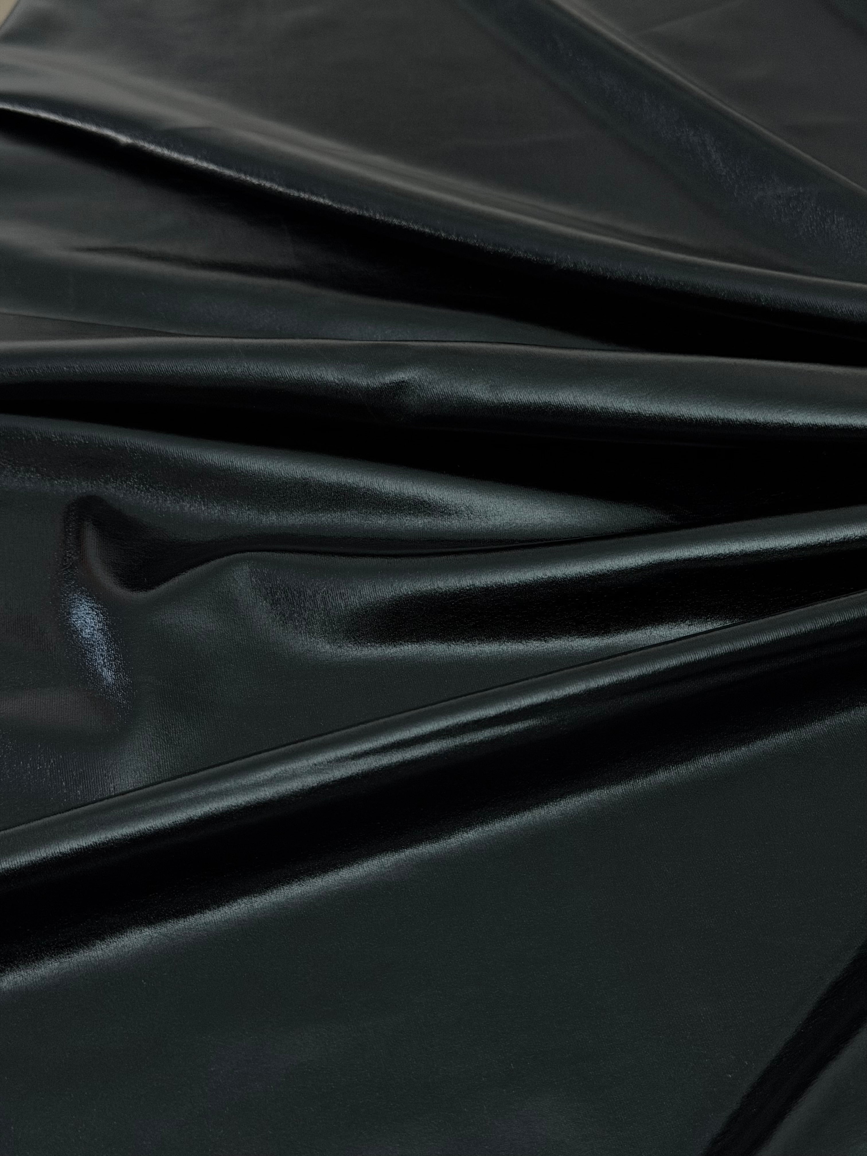 Black Havana Foiled Spandex, Foiled Spandex Fabric, Metallic Spandex Fabric, Shiny Spandex Fabric, Foil Stretch Fabric, Stretch Foil Fabric, Holographic Spandex