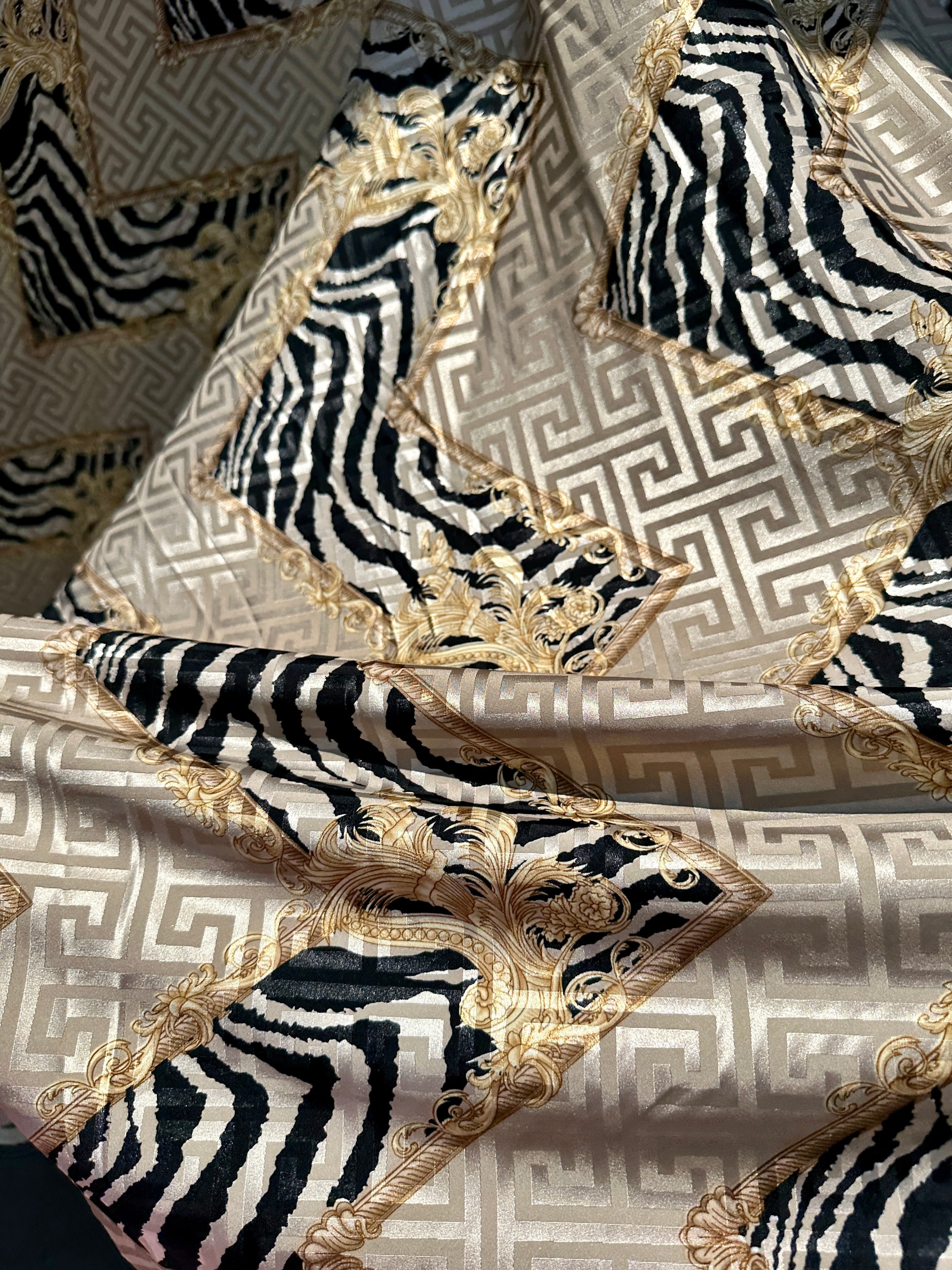 animal print satin, printed satin, multicolor satin, satin for woman, satin for party wear, premium satin, satin on sale, buy satin online