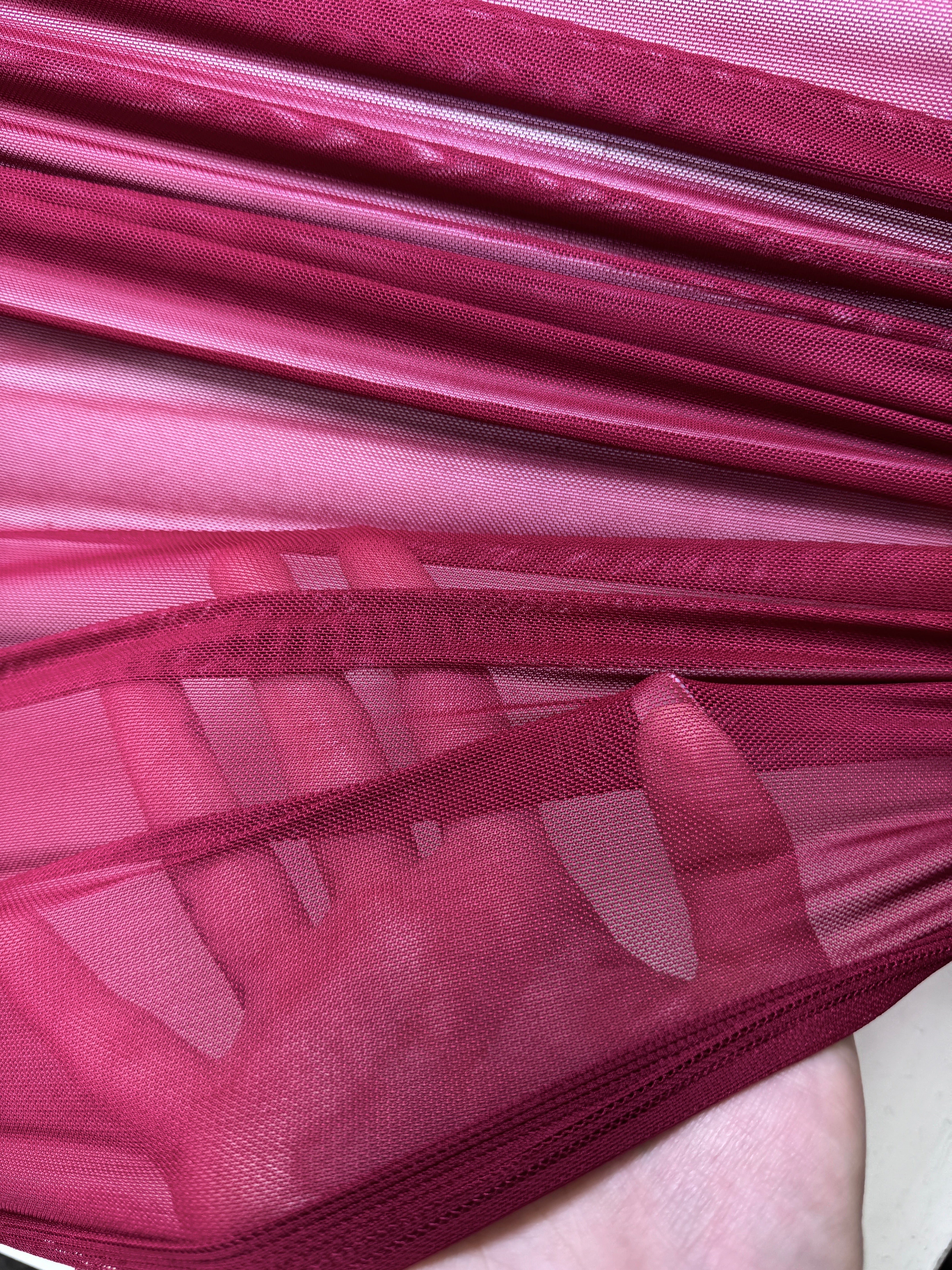 burgundy 4way stretch power mesh, dark maroon power mesh, maroon power mesh, dark red power mesh
