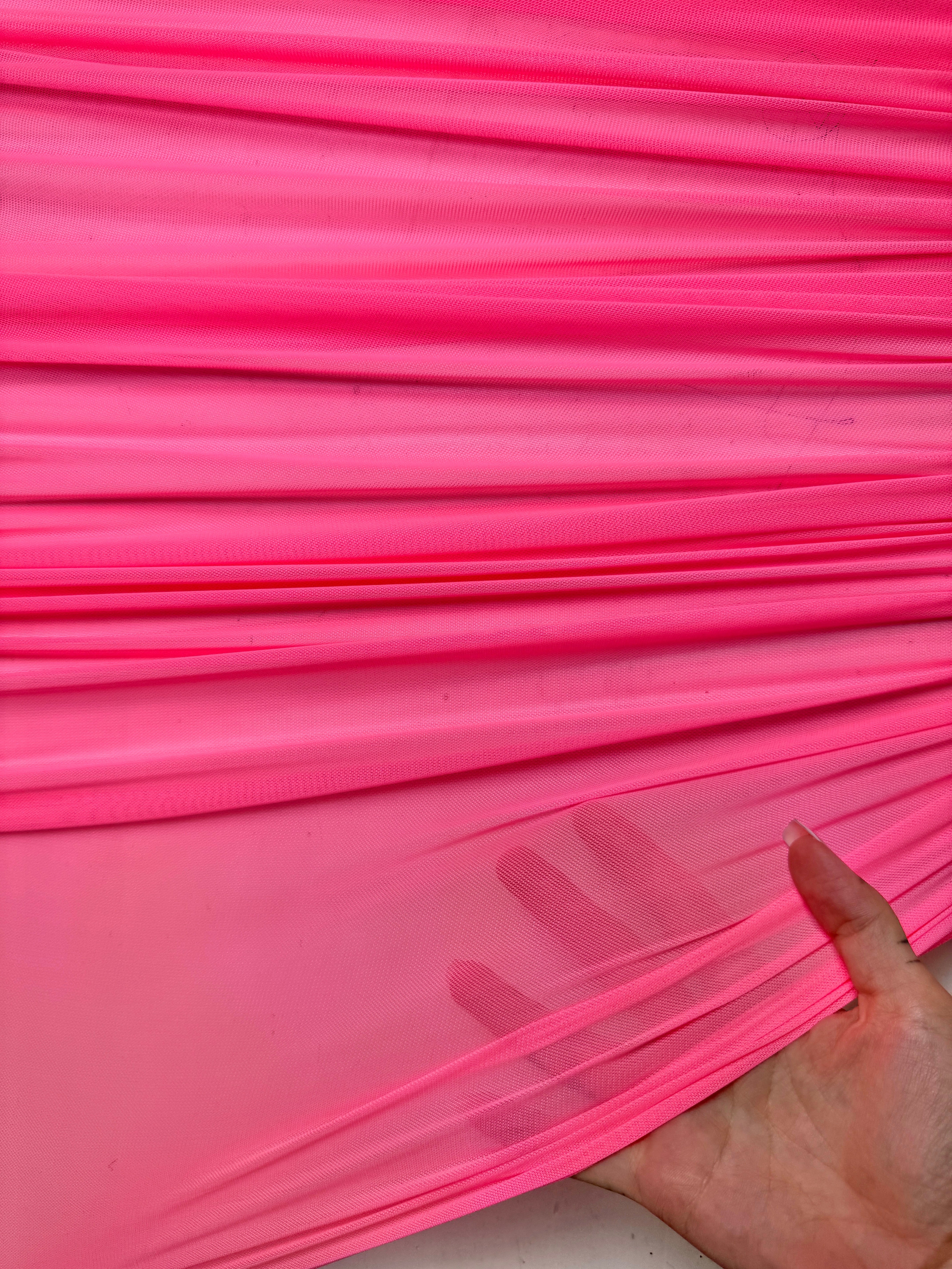 neon pink 4way stretch power mesh, dark pink power mesh,light pink power mesh, fuchsia power mesh