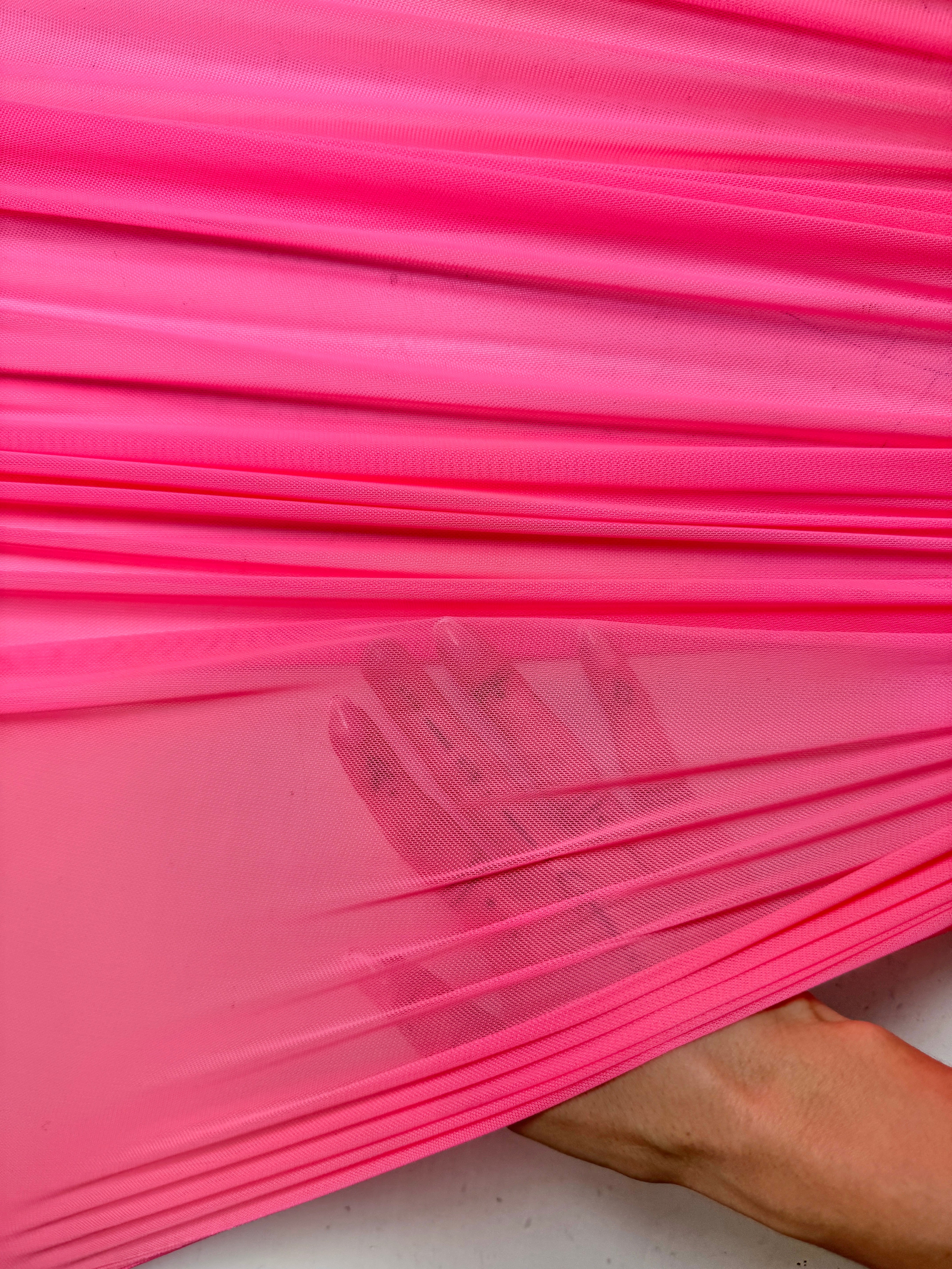 neon pink 4way stretch power mesh, dark pink power mesh,light pink power mesh, fuchsia power mesh