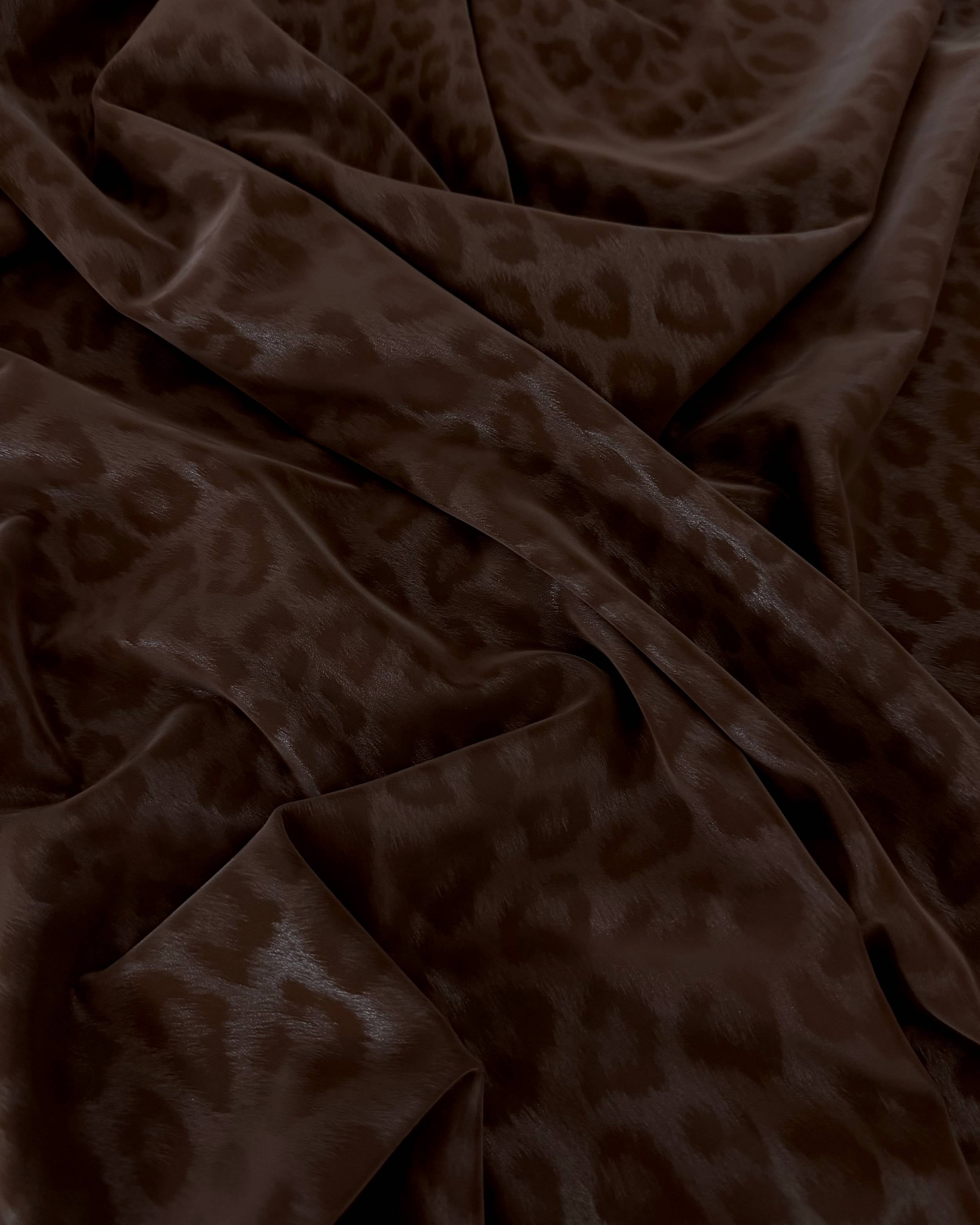 Brown Chocolate Cheetah Print Stretch Faux Leather, Kiki Sewing Store, Kiki Luxury Fabric, Cheap Fabric Store, Kiki Textiles, Kiki Textile by the Yard, Kiki Textile USA