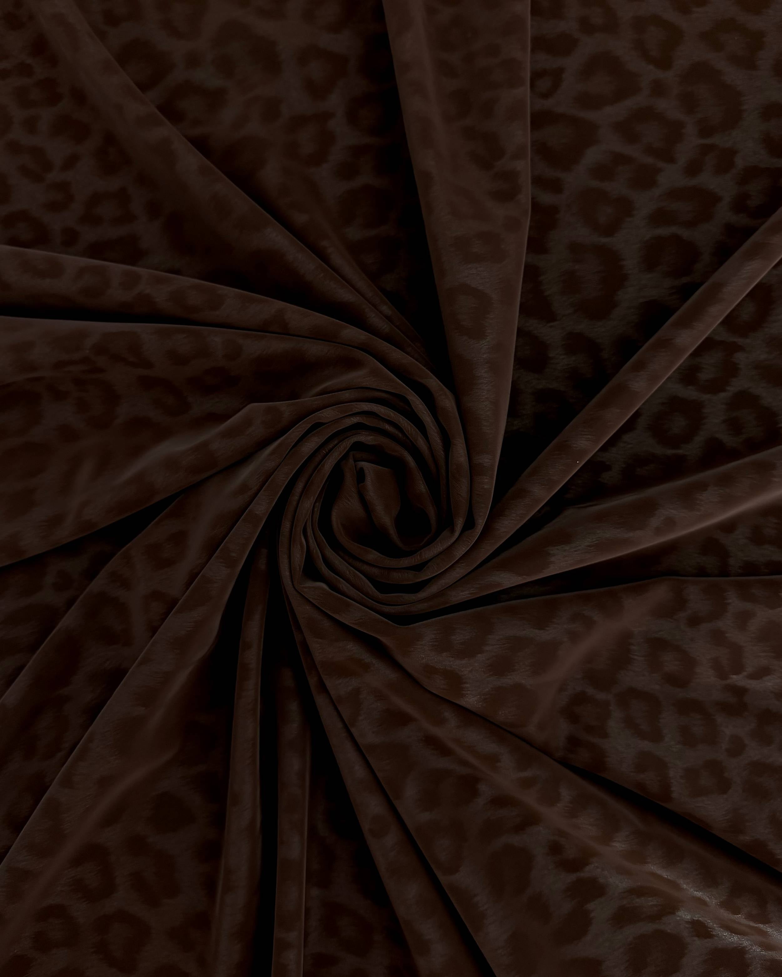 Brown Chocolate Cheetah Print Stretch Faux Leather, Leopard Print Leather, Stretch Faux Leather, Animal Print Fabric, Vegan Leather Fabric, Cheetah Print Fabric