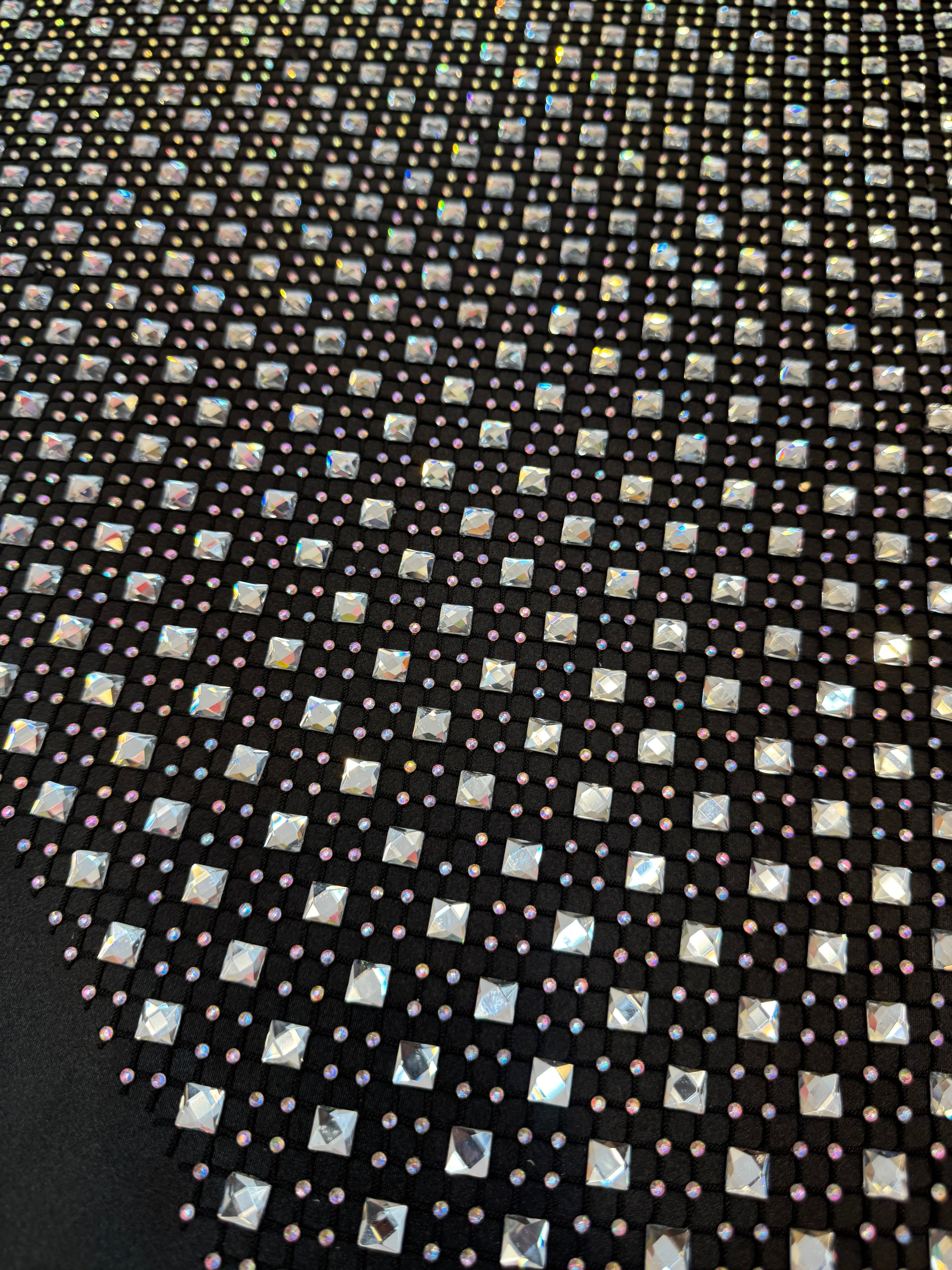 Silver Diamond Crystal Mesh, Kiki Sewing Store, Kiki Luxury Fabric, Cheap Fabric Store, Kiki Textiles, Kiki Textile by the Yard, Kiki Textile USA