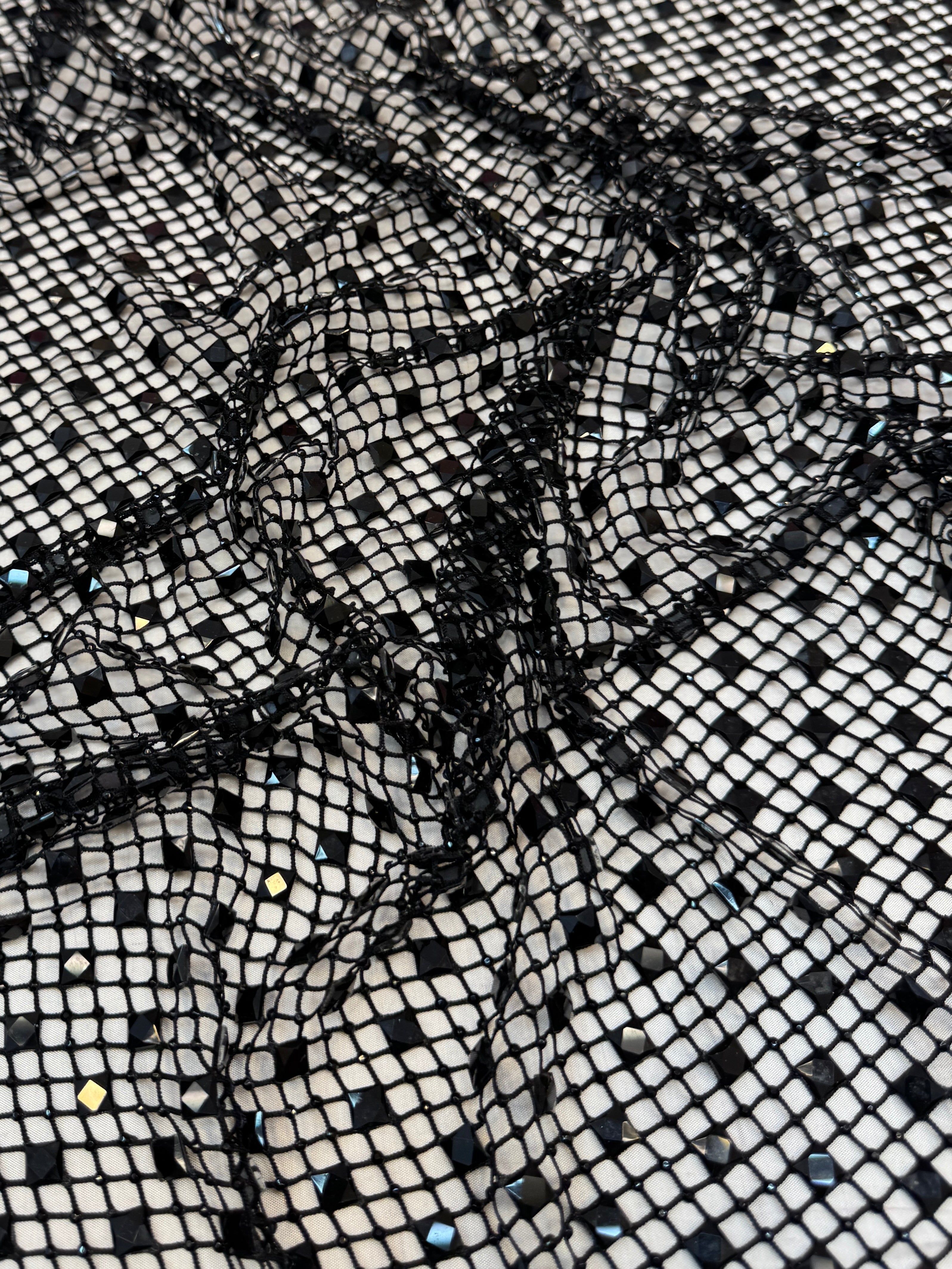 Black Diamond Crystal Mesh, Kiki Sewing Store, Kiki Luxury Fabric, Cheap Fabric Store, Kiki Textiles, Kiki Textile by the Yard, Kiki Textile USA