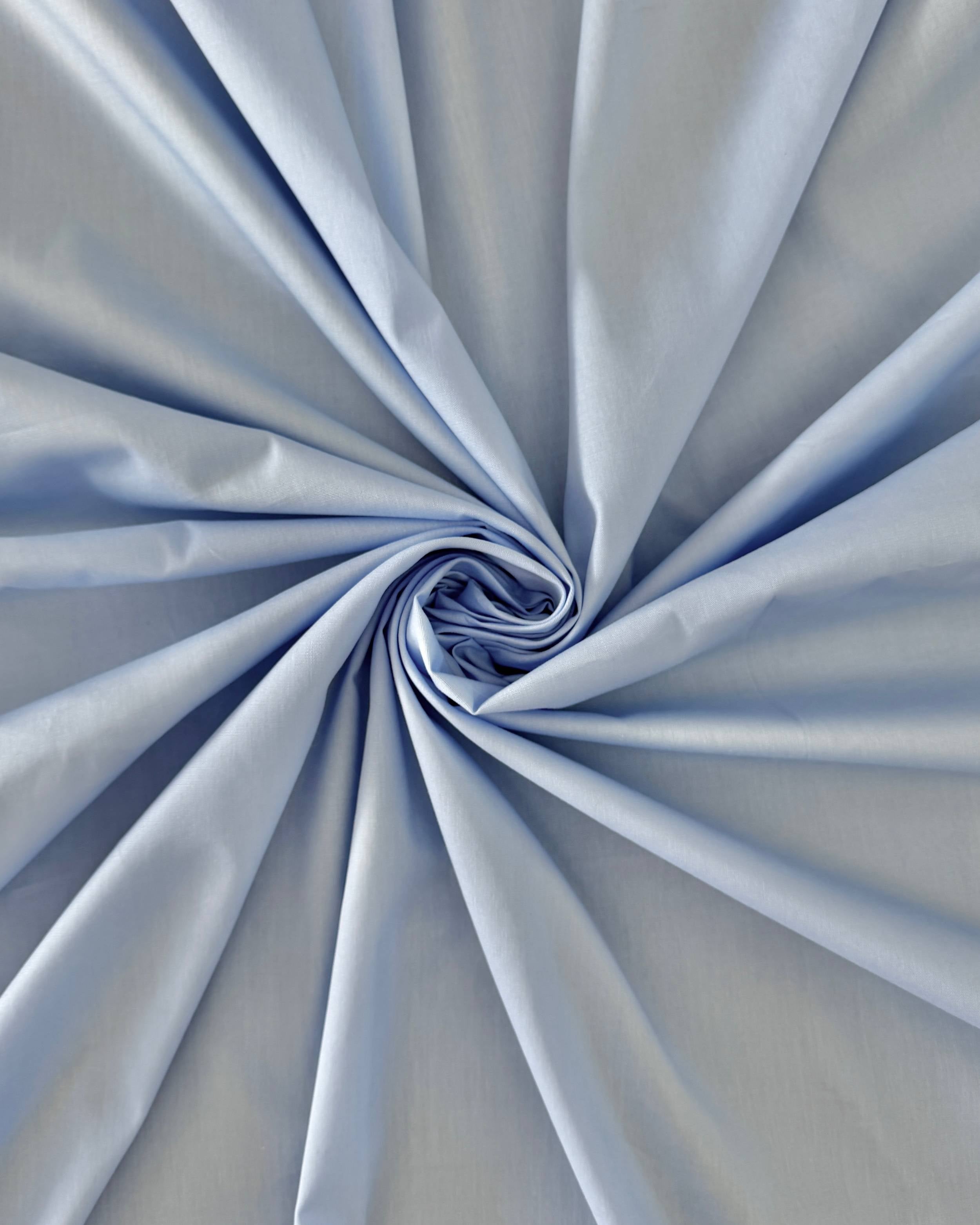Light Blue Bare Soft Cotton, Cotton Spandex Fabric, Soft Cotton Fabric, Bare Soft Cotton, Stretch Cotton Fabric, Breathable Cotton Fabric, Lightweight Cotton Fabric