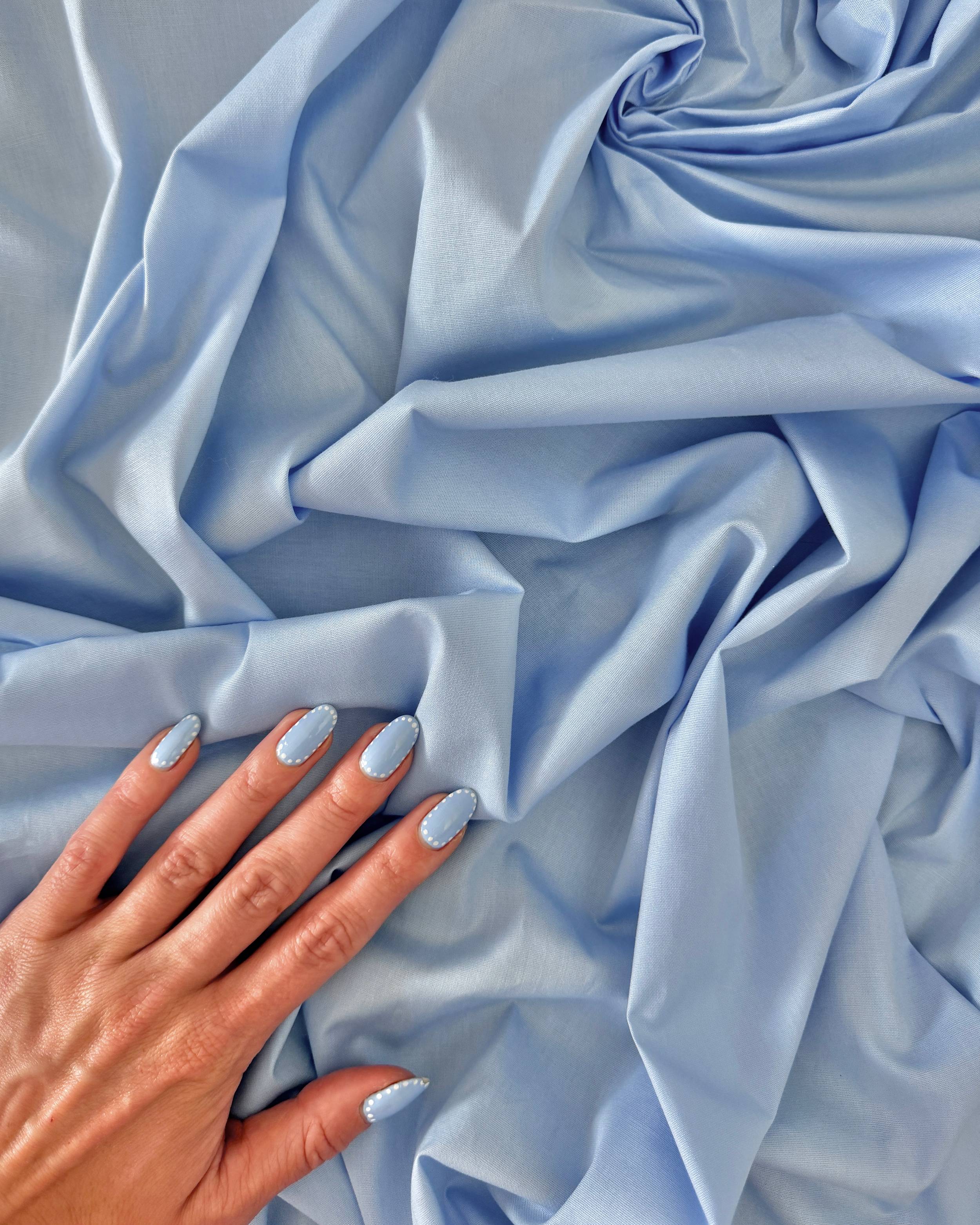 Light Blue Bare Soft Cotton, Kiki Sewing Store, Kiki Luxury Fabric, Cheap Fabric Store, Kiki Textiles, Kiki Textile by the Yard, Kiki Textile USA