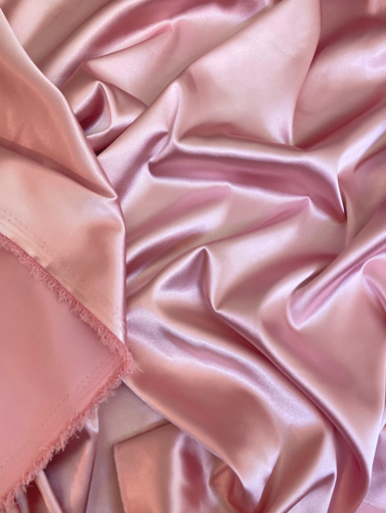 dusty rose stretch crepe back satin, blush stretch crepe back satin, light pink stretch crepe back satin, premium stretch crepe back satin, satin for bride, satin for woman, satin in low price, cheap satin, satin on sale