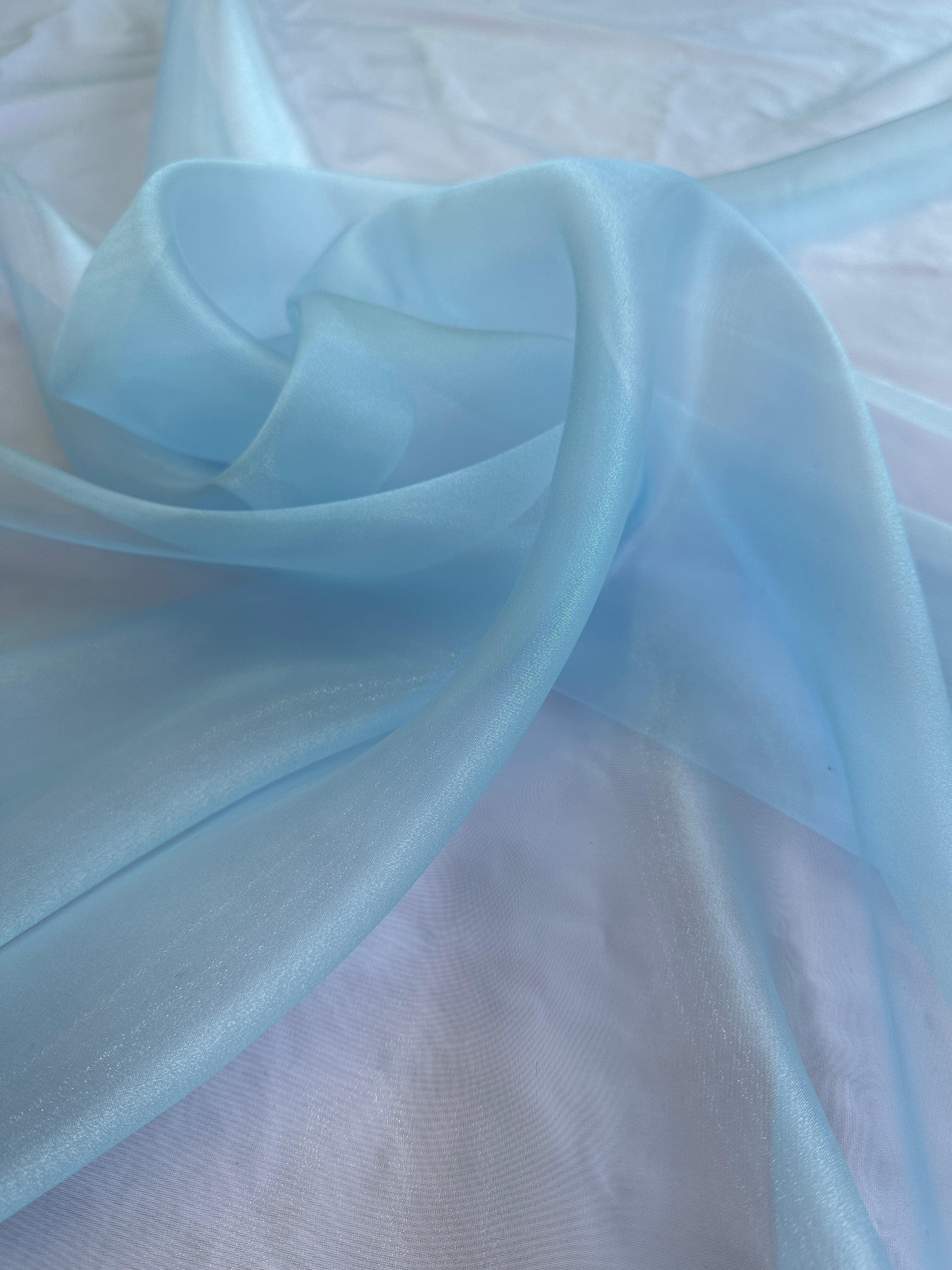 baby blue Crystal Organza, blue Crystal Organza for woman, light blue Crystal Organza, dark blue Crystal Organza, Crystal Organza in low price, Crystal Organza for bride, Crystal Organza for party wear, premium Crystal Organza, Crystal Organza in low price