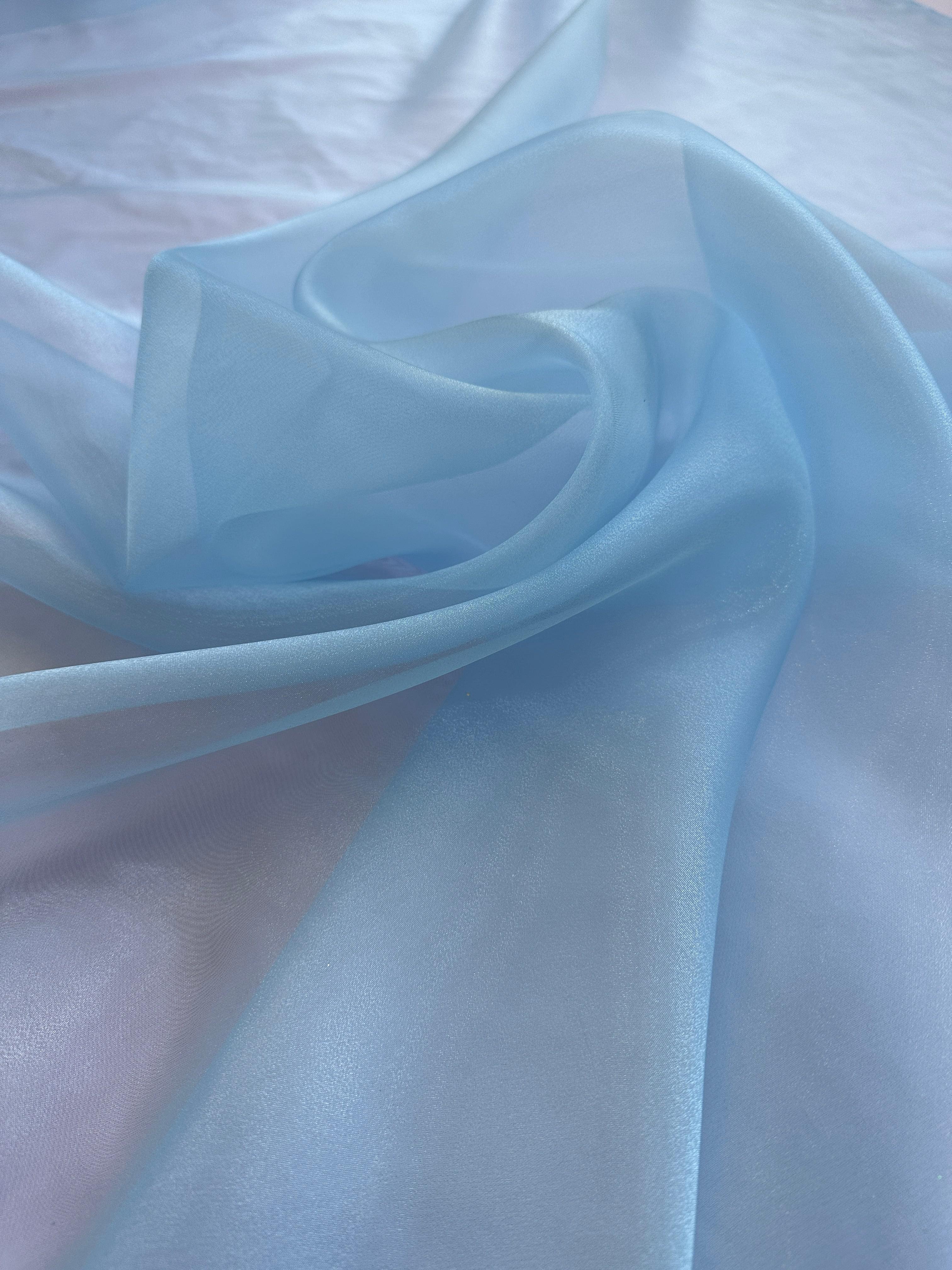 baby blue Crystal Organza, blue Crystal Organza for woman, light blue Crystal Organza, dark blue Crystal Organza, Crystal Organza in low price, Crystal Organza for bride, Crystal Organza for party wear, premium Crystal Organza, Crystal Organza in low price