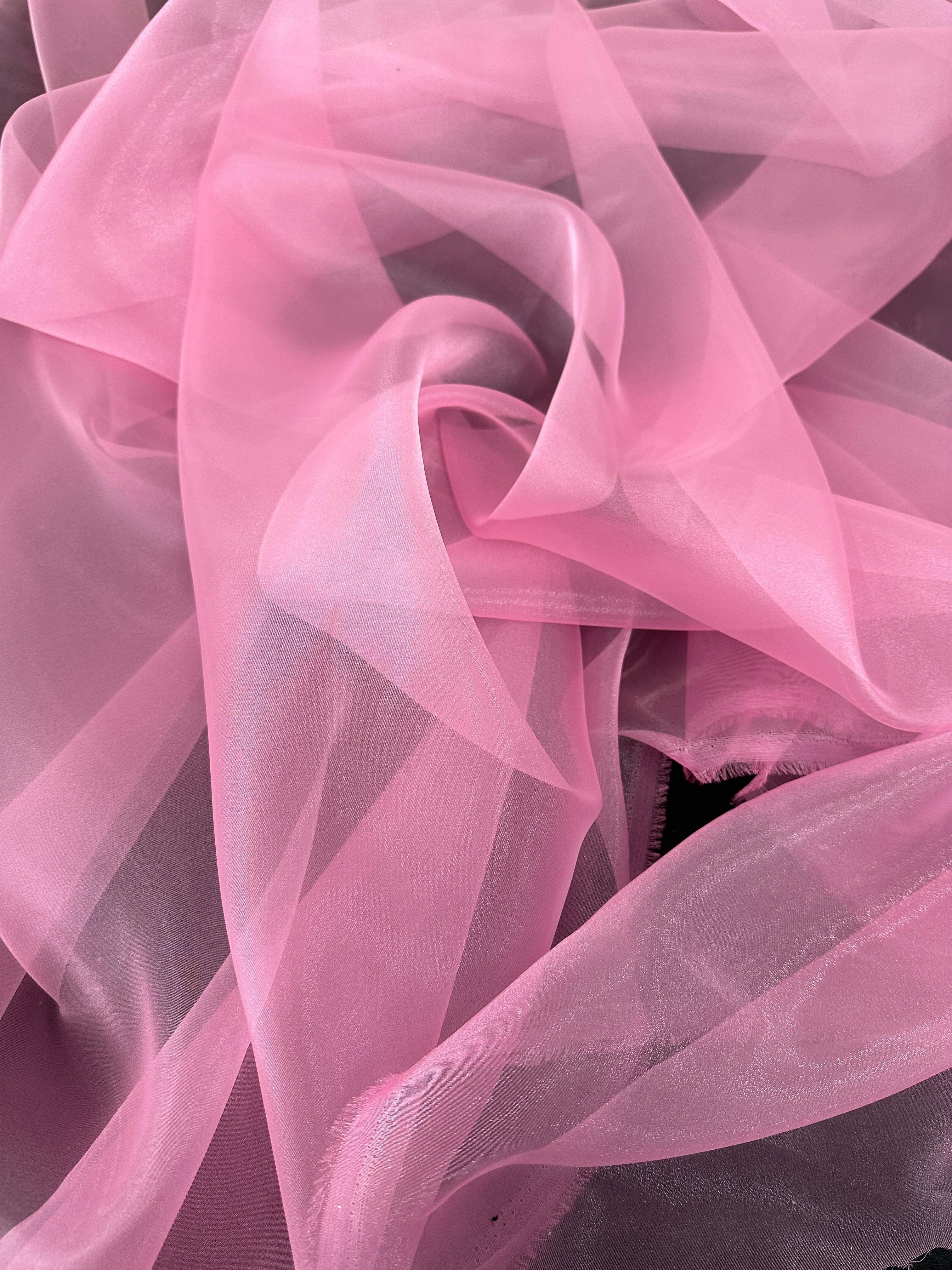  pink organza, baby pink organza, rose pink organza, organza for woman, organza in low price, organza on discount, premium organza, organza on sale