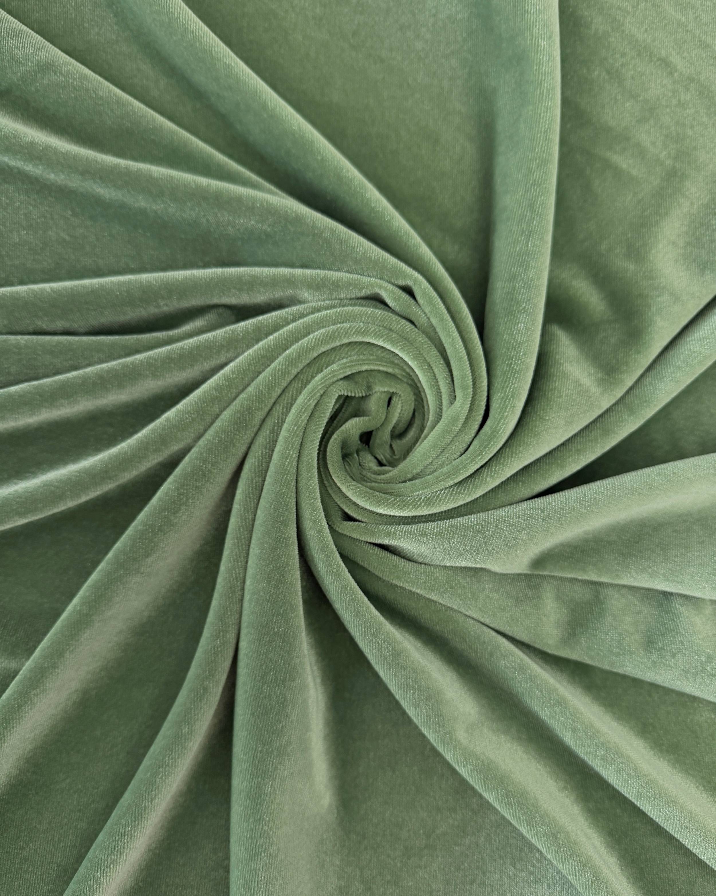 Sage Stretch Velvet, Stretch Velvet Material, Stretch Velvet Fabric, Velour Fabric Sale, Velvet Fabric Online, Stretch Velvet Spandex, Plush Velvet