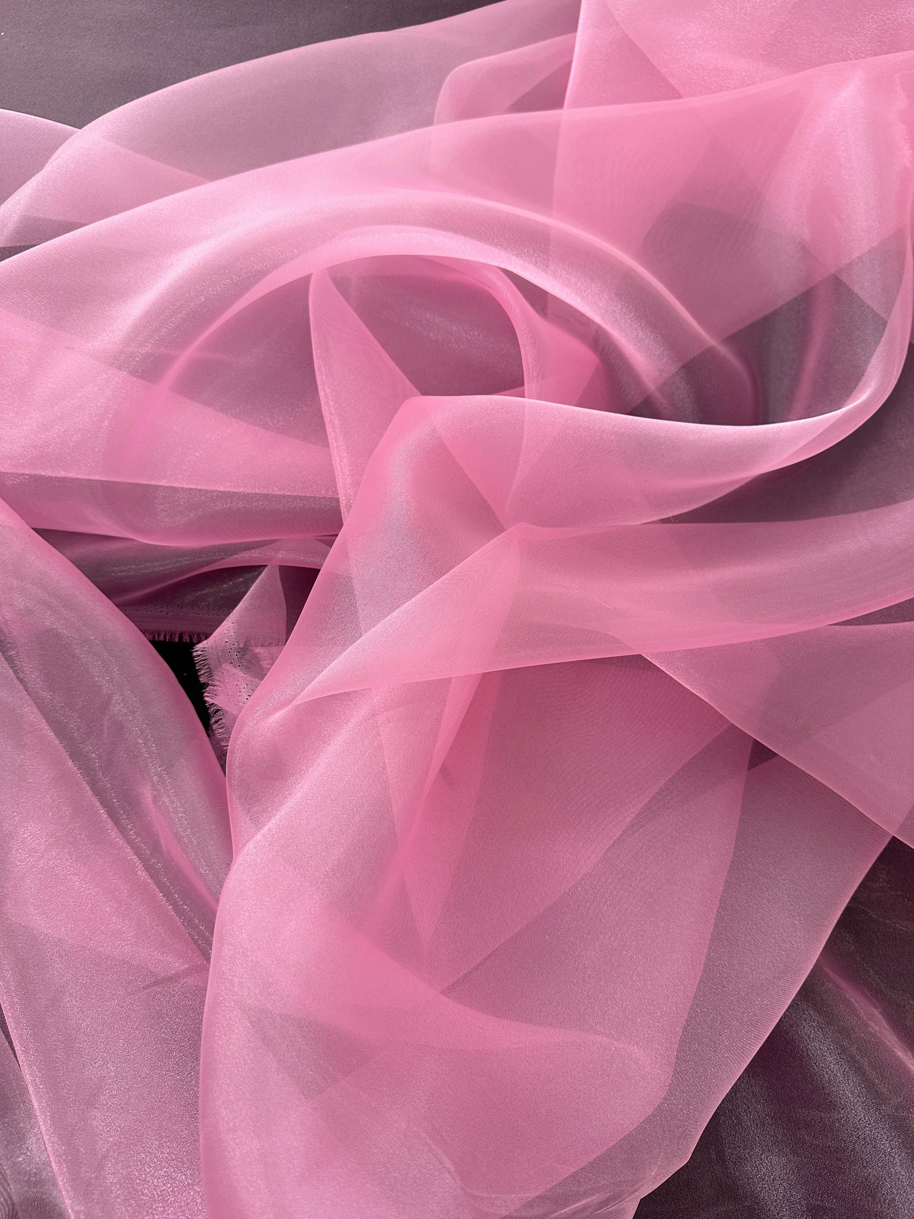  pink organza, baby pink organza, rose pink organza, organza for woman, organza in low price, organza on discount, premium organza, organza on sale