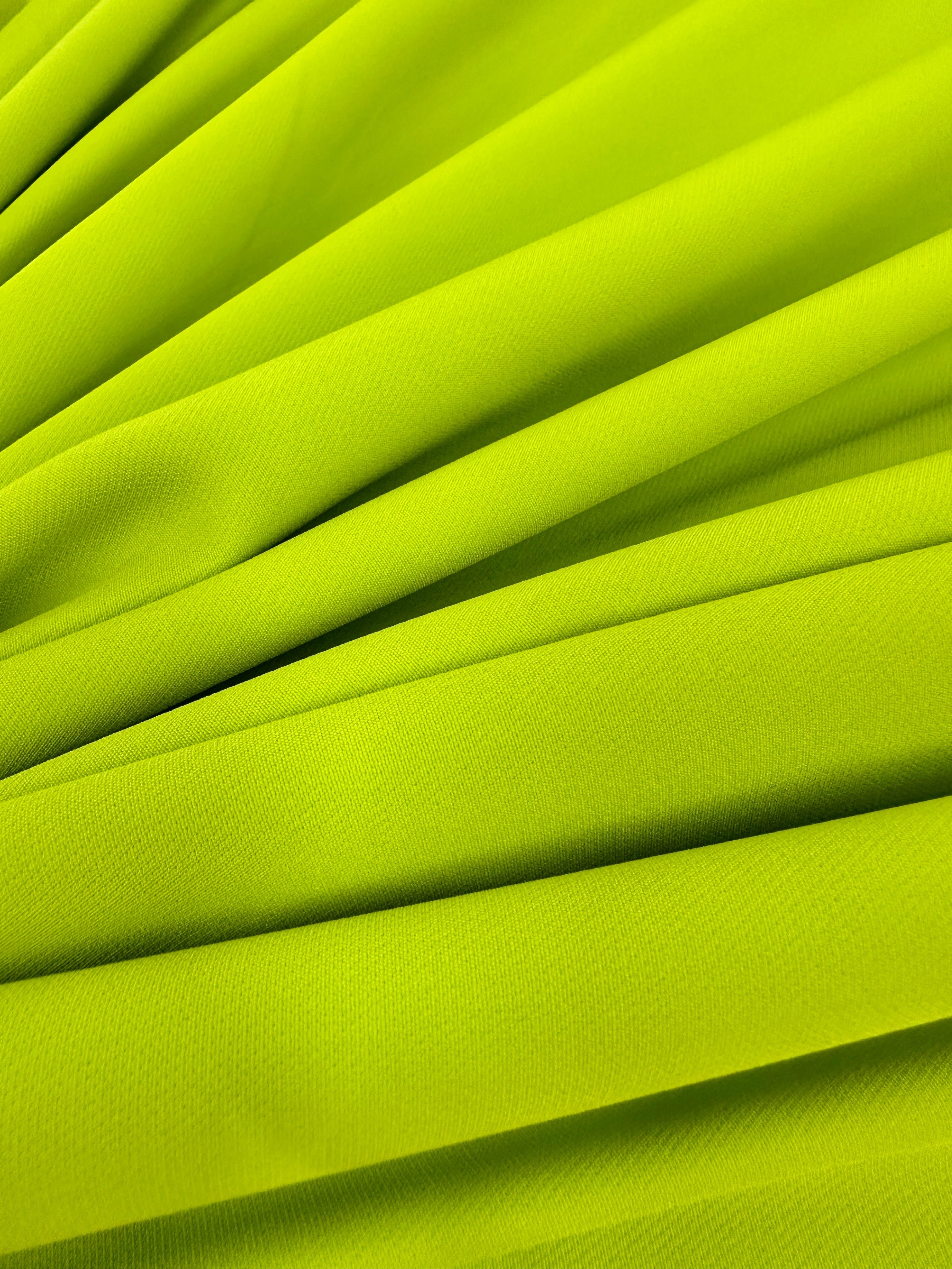 apple green stretch crepe, green Stretch Crepe, light green stretch crepe, dark green stretch crepe, stretch crepe for woman, stretch crepe for bride,  crepe on discount, crepe in low price, crepe on sale, premium crepe, solid crepe, crepe, crepe fabric