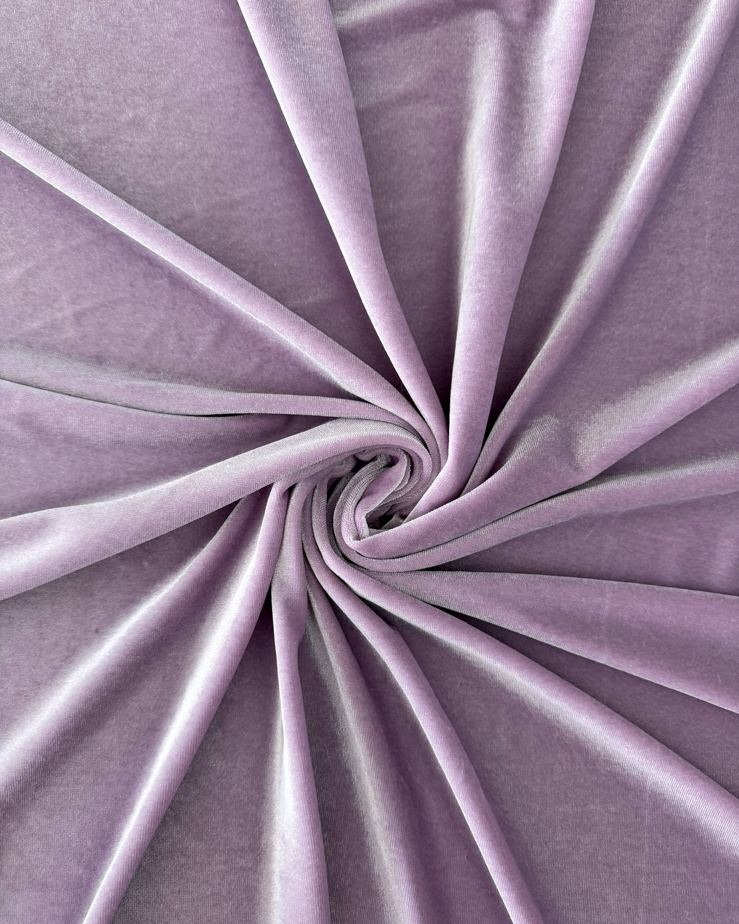 Lilac Stretch Velvet, Stretch Velvet Material, Stretch Velvet Fabric, Velour Fabric Sale, Velvet Fabric Online, Stretch Velvet Spandex, Plush Velvet