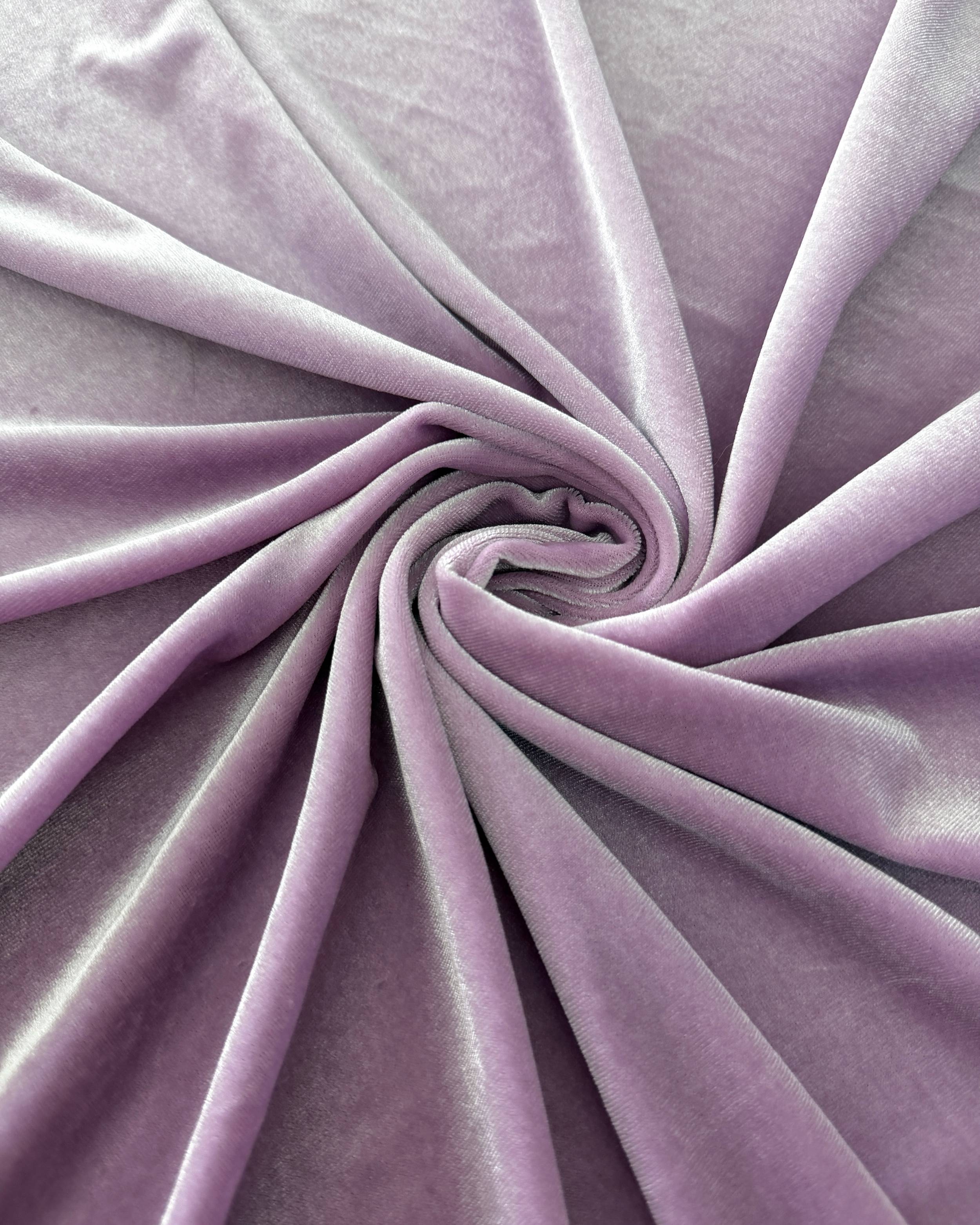 Lilac Stretch Velvet, Kiki Sewing Store, Kiki Luxury Fabric, Cheap Fabric Store, Kiki Textiles, Kiki Textile by the Yard, Kiki Textile USA