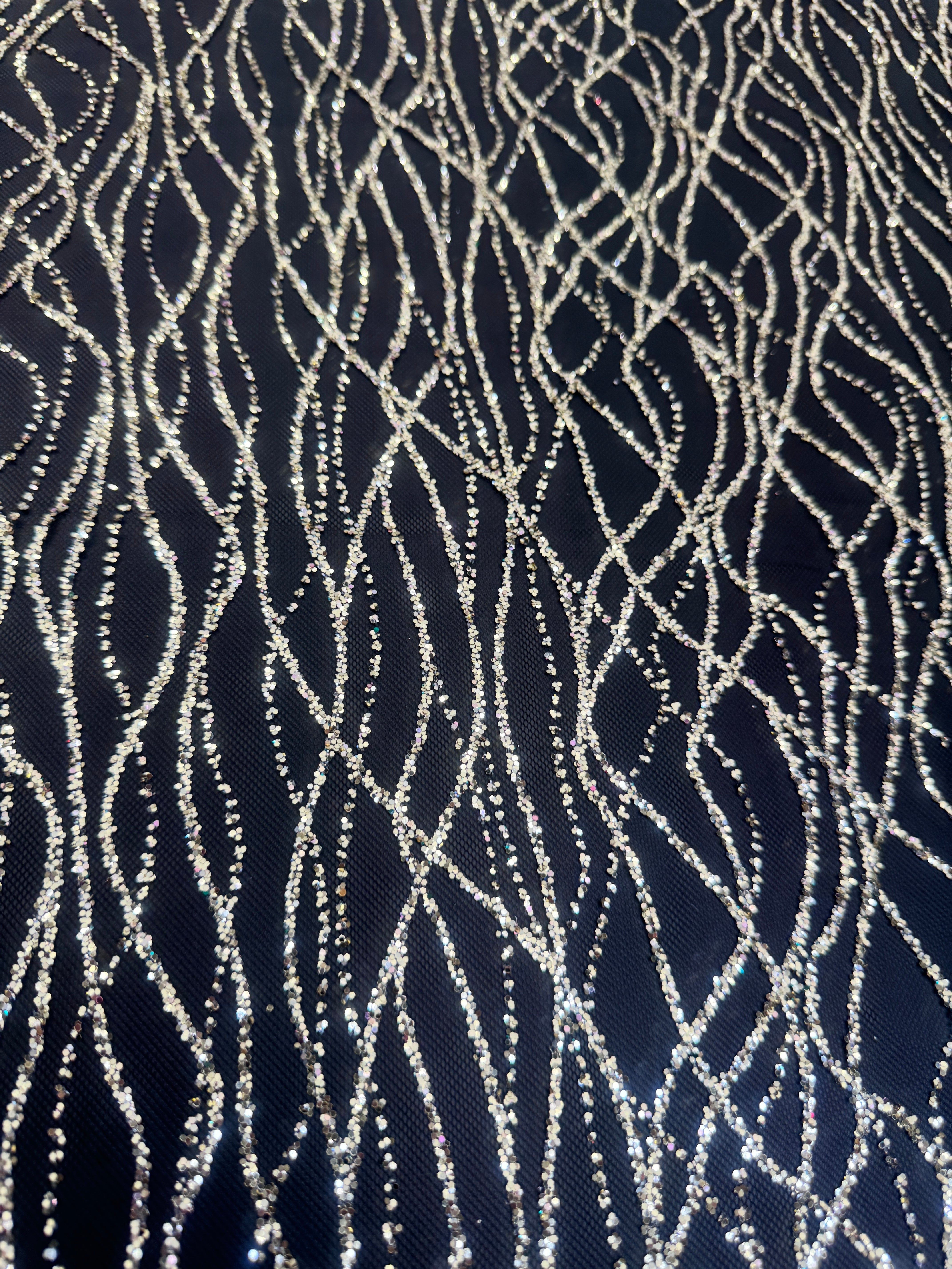 Gold Glitter Lace on Black Mesh, Black Mesh, Nylon lace mesh, lace mesh for woman, lace mesh for bride, lace mesh on sale, lace mesh on discount