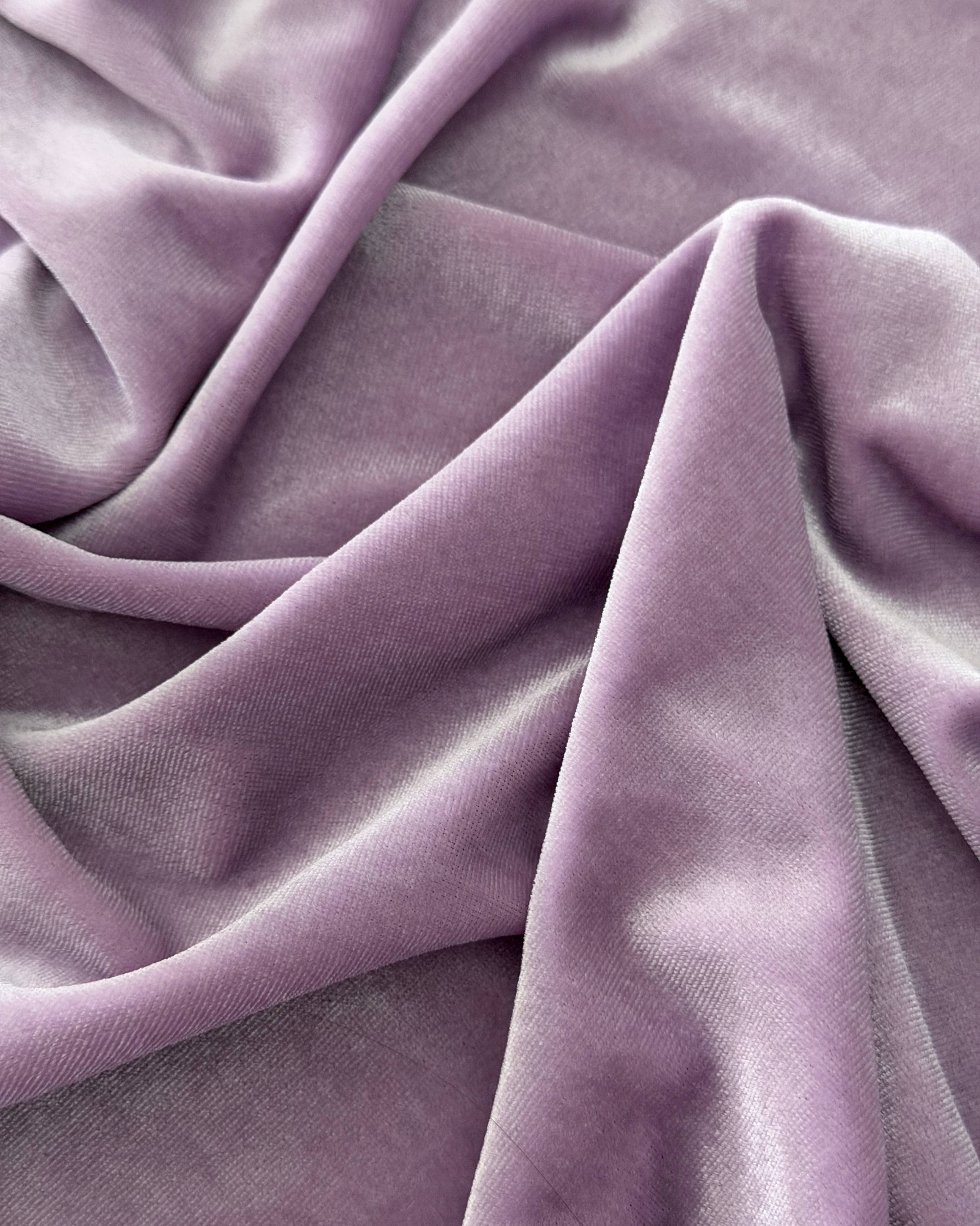 Lilac Stretch Velvet, Kiki Sewing Store, Kiki Luxury Fabric, Cheap Fabric Store, Kiki Textiles, Kiki Textile by the Yard, Kiki Textile USA
