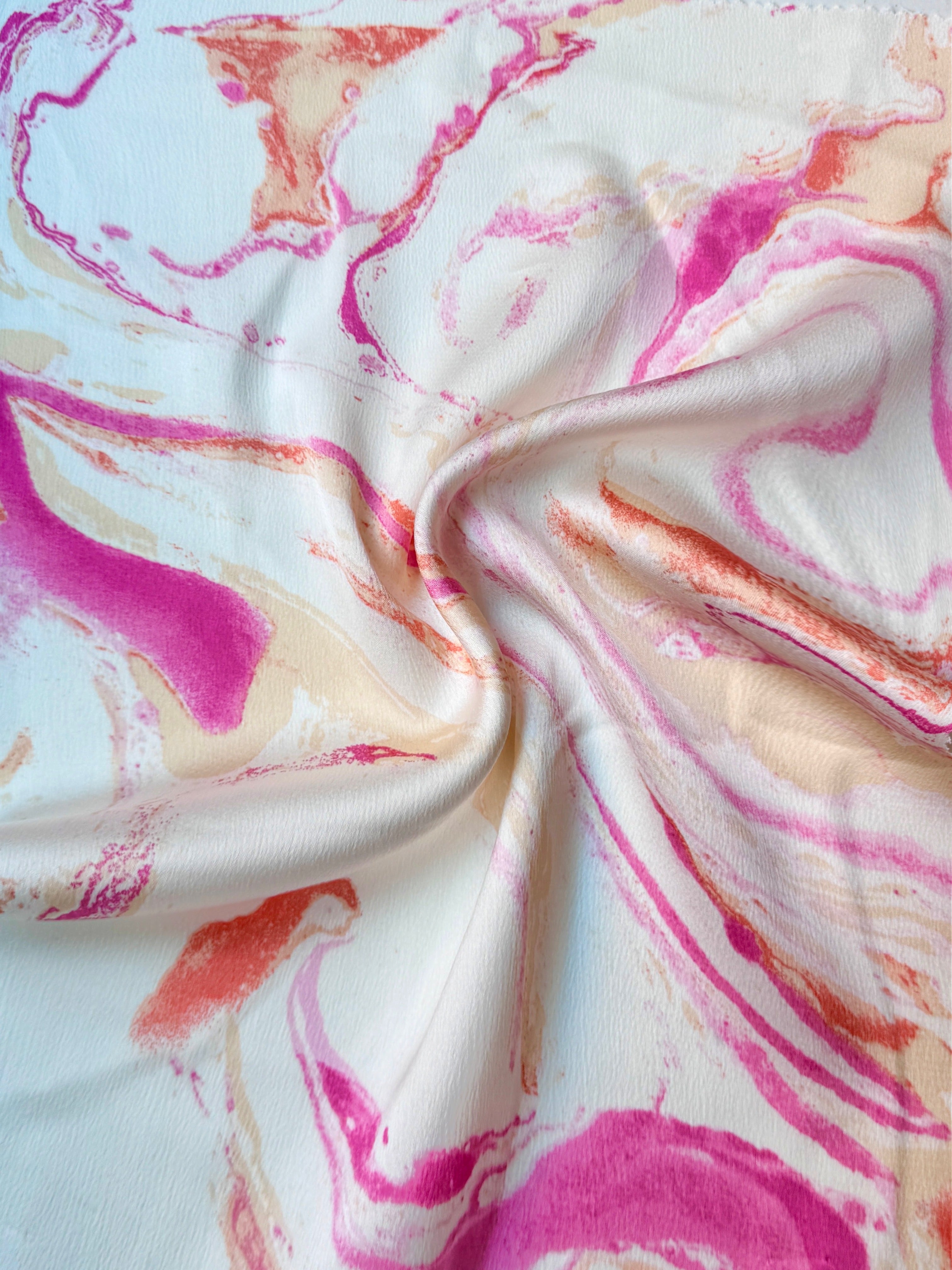 marble pink printed Satin, pink marble print Satin, premium Printed Satin, best quality Printed Satin, Printed Satin for bridal wear, Printed Satin for party wear, Printed Satin in low price, premium Printed Satin