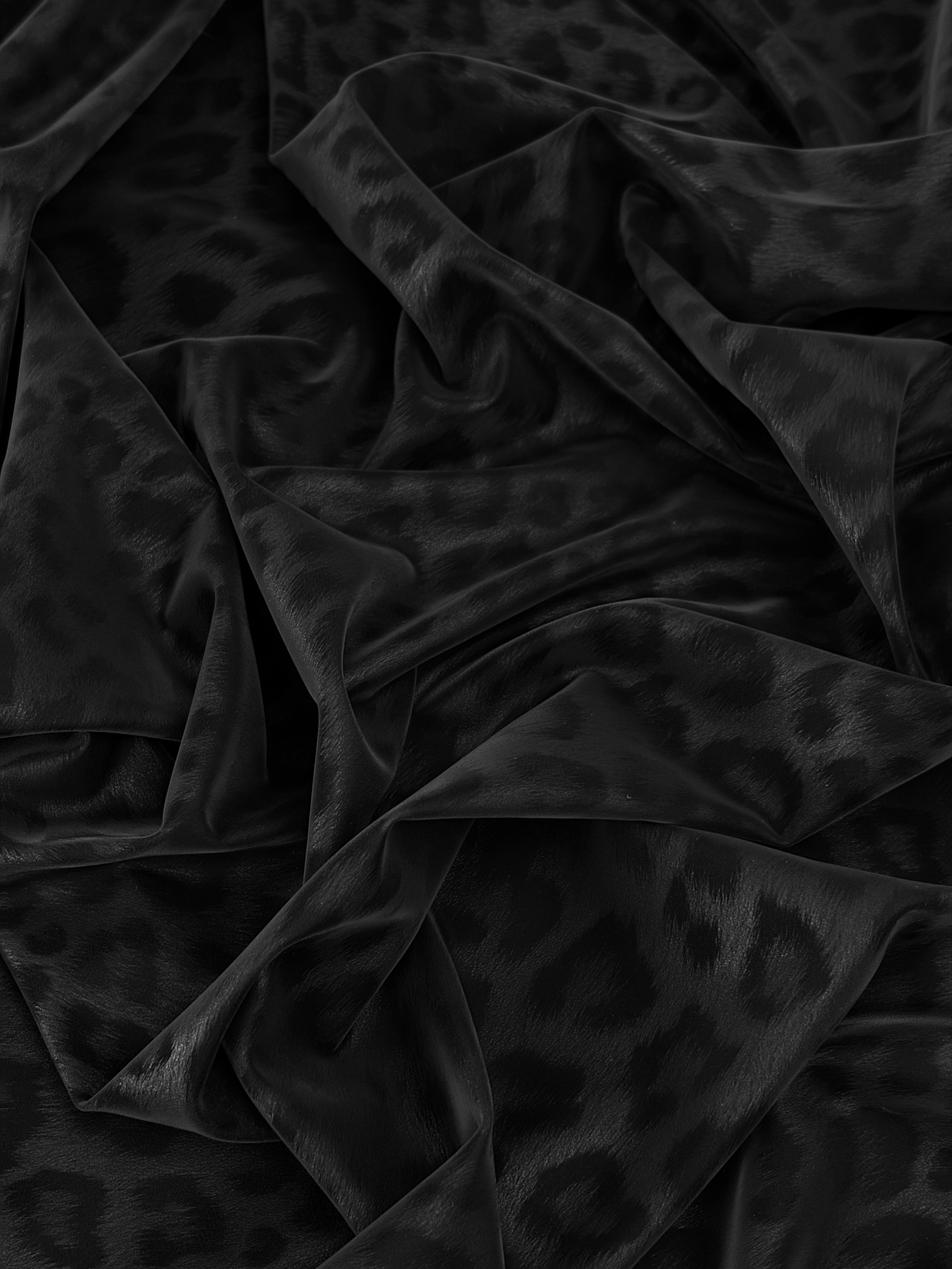 Black Cheetah Print Stretch Faux Leather, Leopard Print Leather, Stretch Faux Leather, Animal Print Fabric, Vegan Leather Fabric, Cheetah Print Fabric
