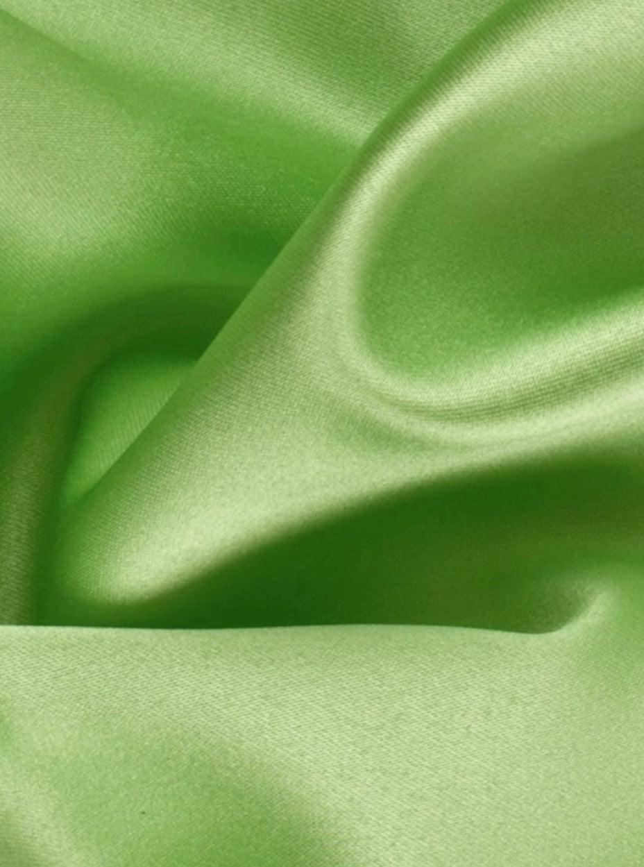 Apple Green Satin