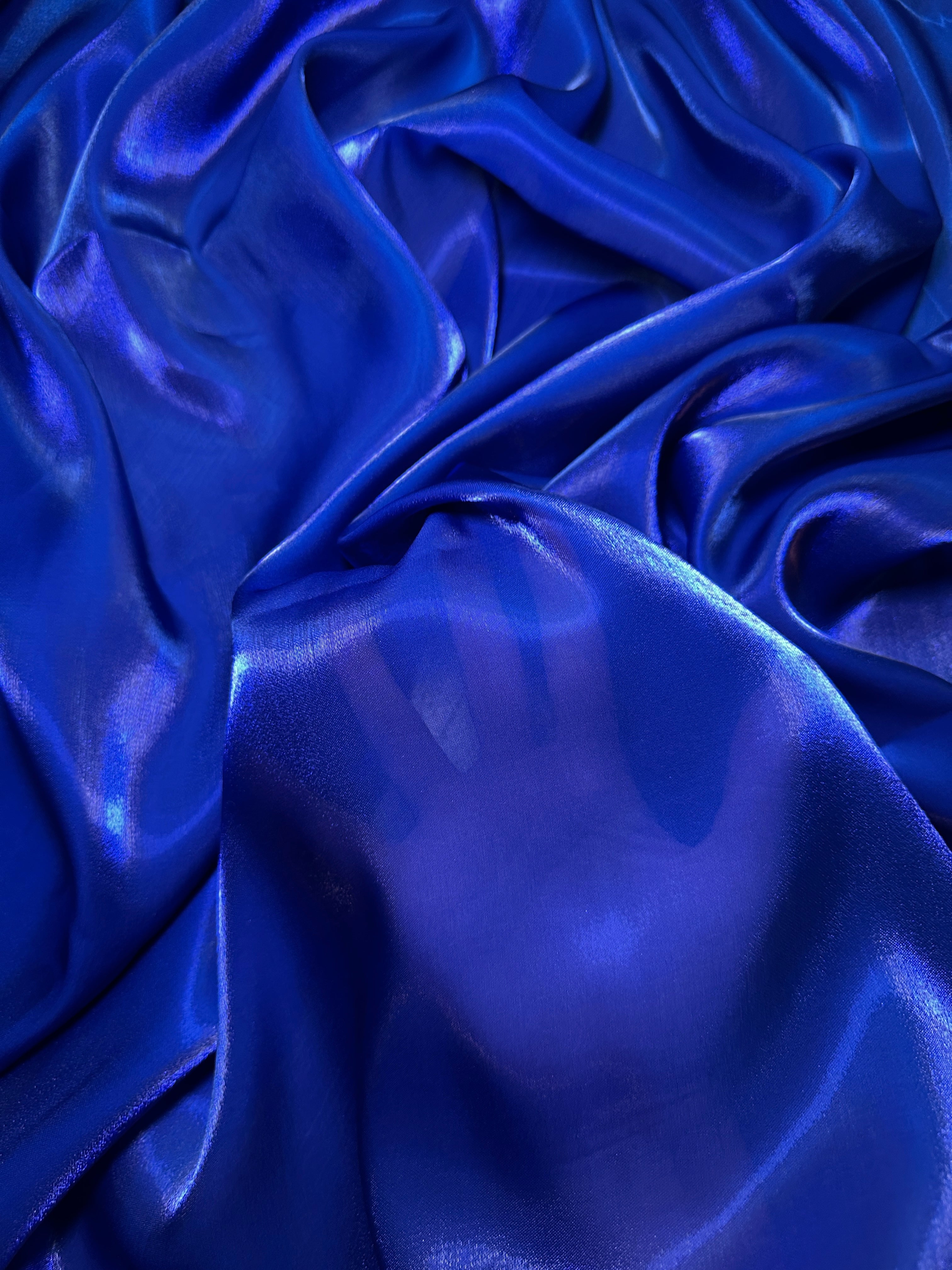 Royal Blue Water Liquid Shimmery Chiffon, Fabric Store, Sewing Store, Cheap Fabric Store, Kiki Textiles, Textile by the Yard