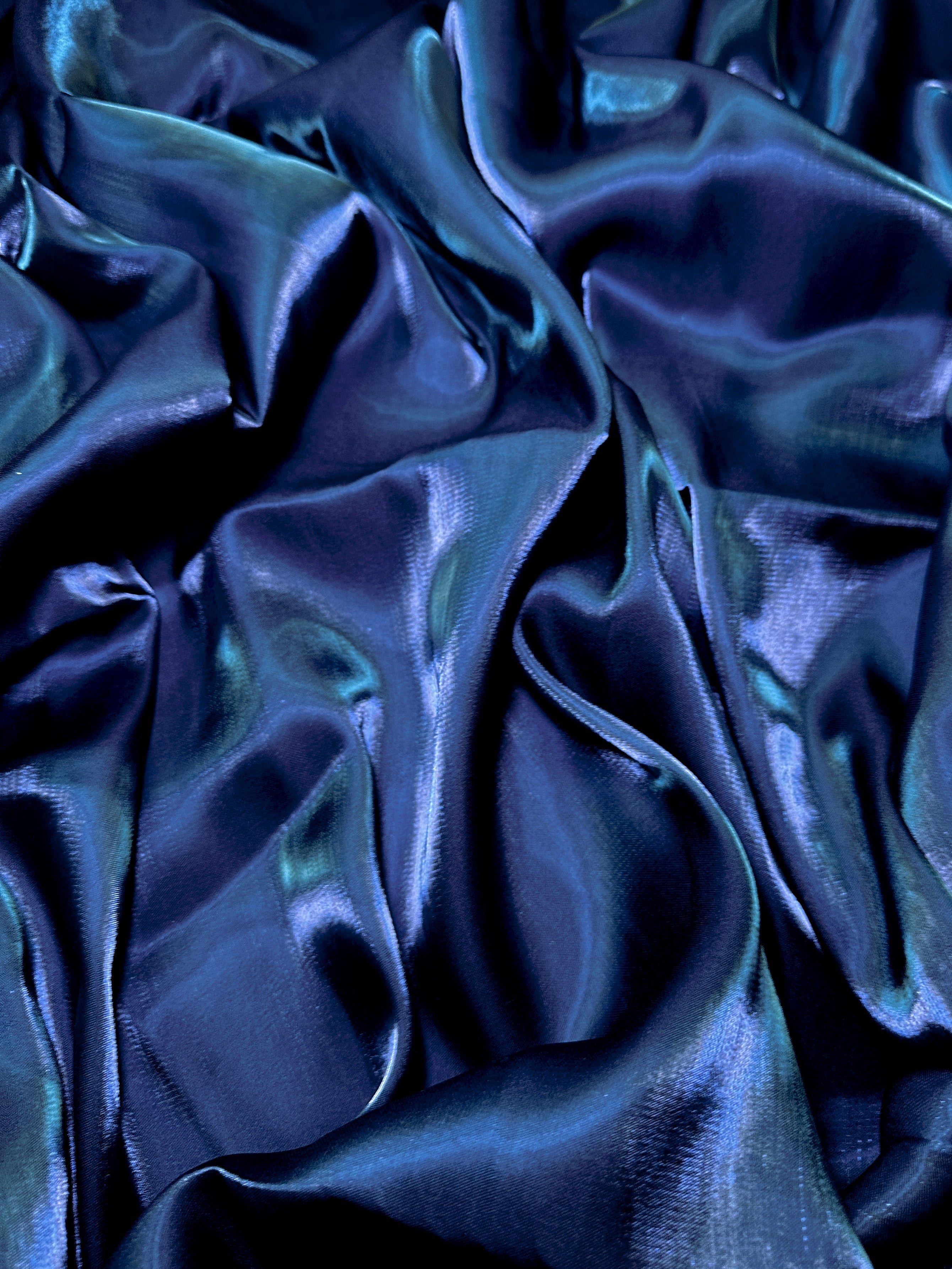 Navy Blue Water Liquid Shimmery Chiffon, Fabric Store, Sewing Store, Cheap Fabric Store, Kiki Textiles, Textile by the Yard