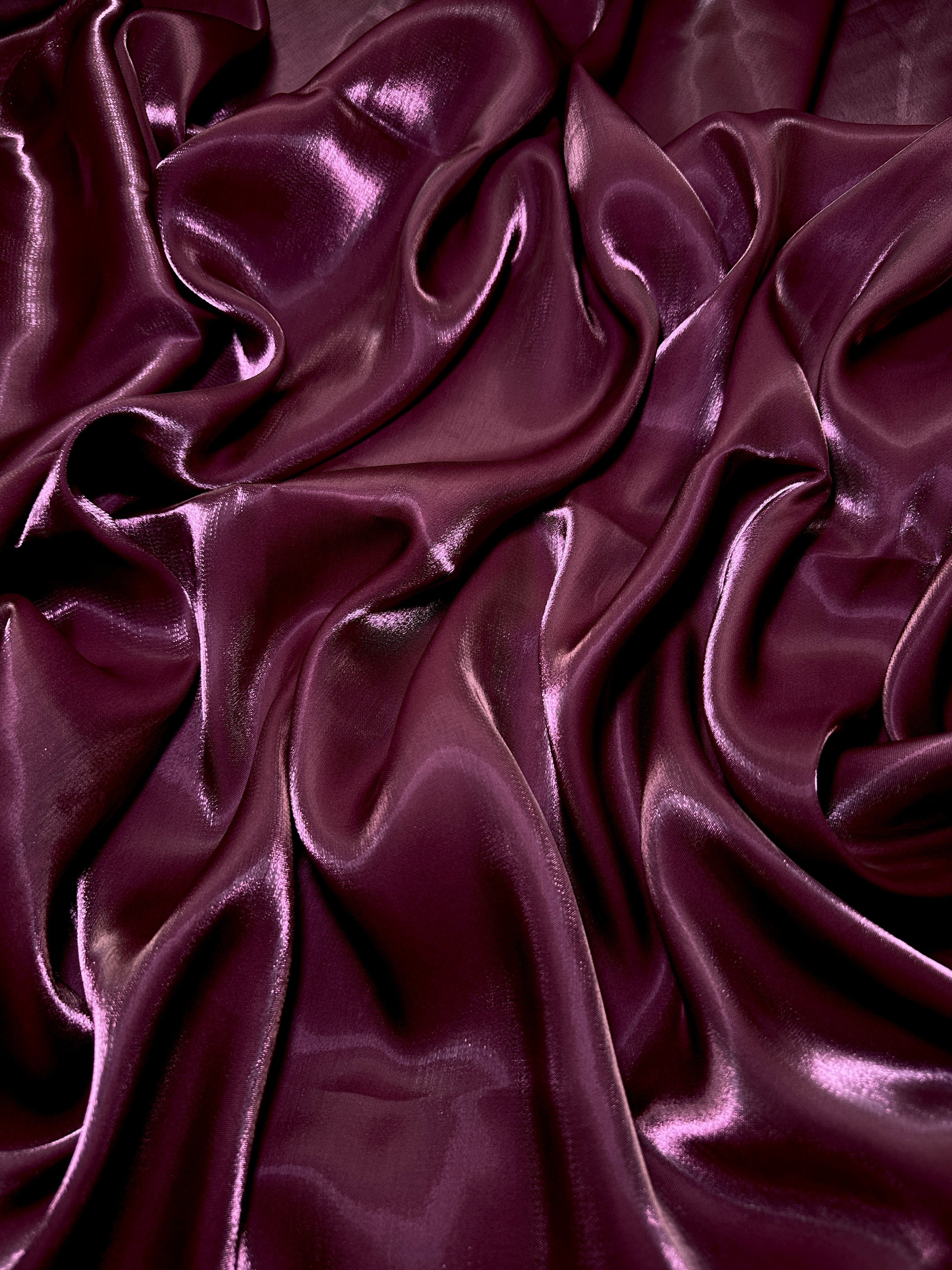 Burgundy Water Liquid Shimmery Chiffon, Fabric Store, Sewing Store, Cheap Fabric Store, Kiki Textiles, Textile by the Yard