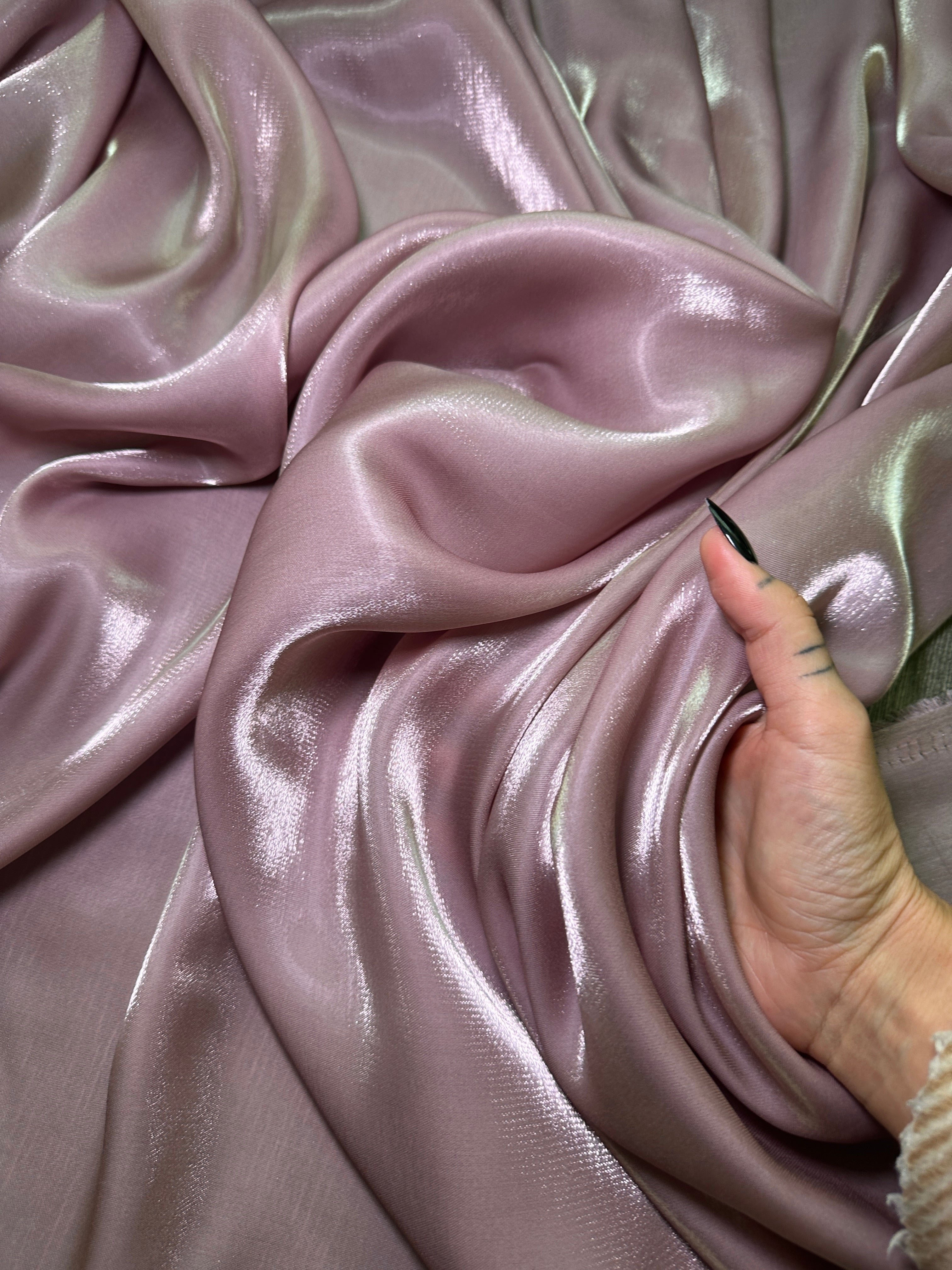 Mauve Water Liquid Shimmery Chiffon, Fabric Store, Sewing Store, Cheap Fabric Store, Kiki Textiles, Textile by the Yard