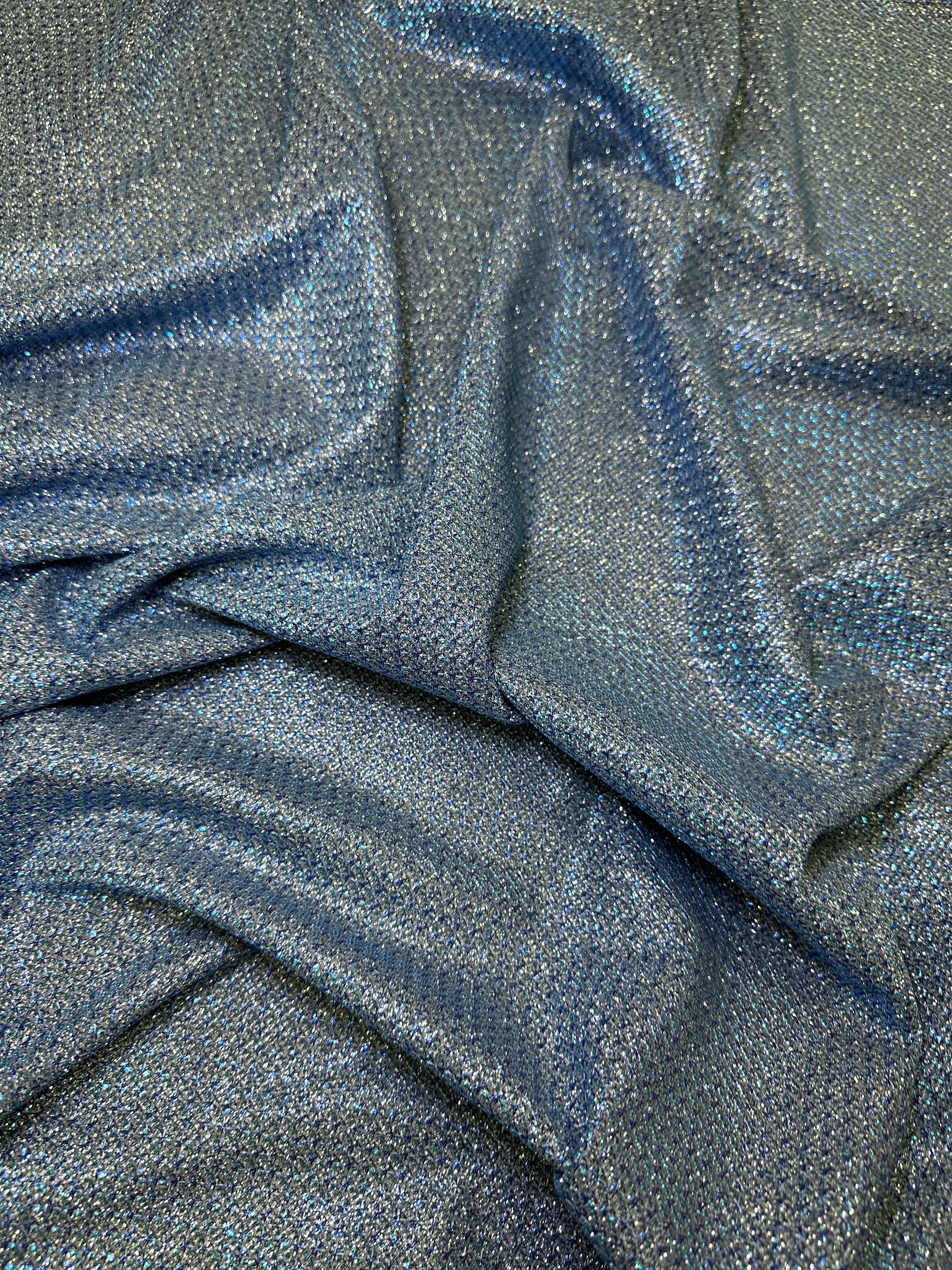 Baby Blue Shimmery Metallic Brocade, Fabric Store, Sewing Store, Cheap Fabric Store, Kiki Textiles, Textile by the Yard