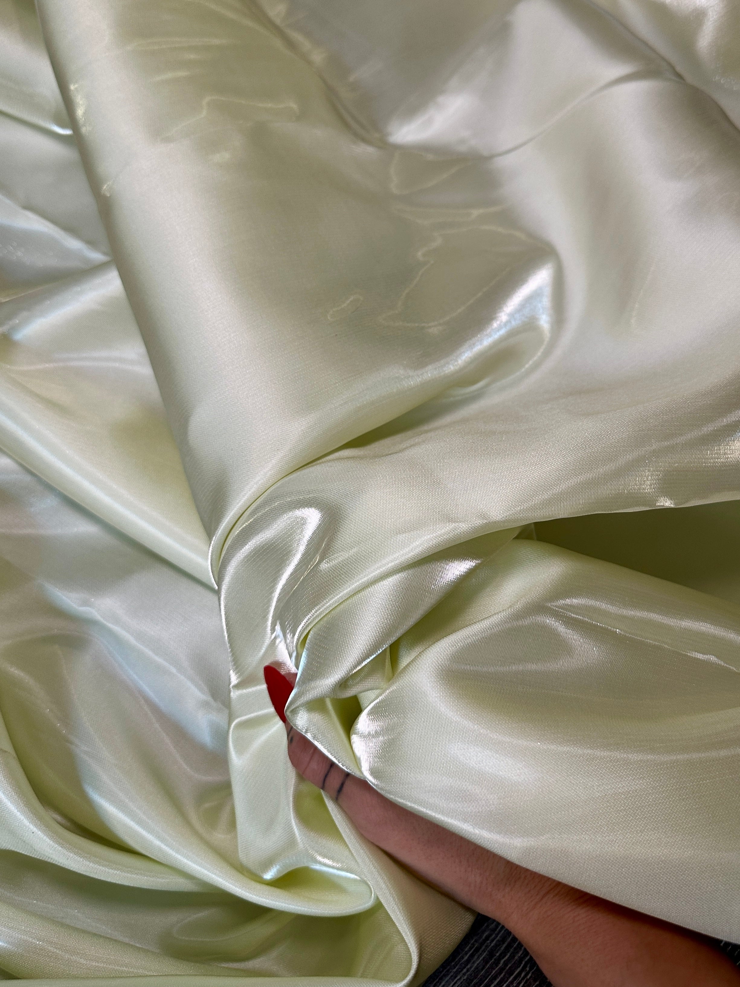 Ivory Pearl Liquid Bridal Satin, Fabric Store, Sewing Store, Cheap Fabric Store, Kiki Textiles, Textile by the Yard