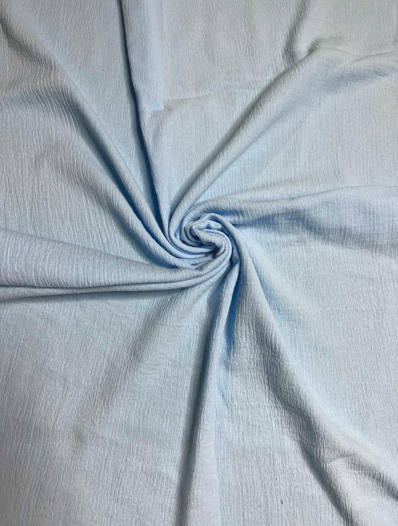 light blue Cotton Gauze, cotton gauze fabric, baby blue gauze fabric, dark blue gauze, cotton for woman, double gauze cheap, coton gauze for bride, cotton gauze in low price