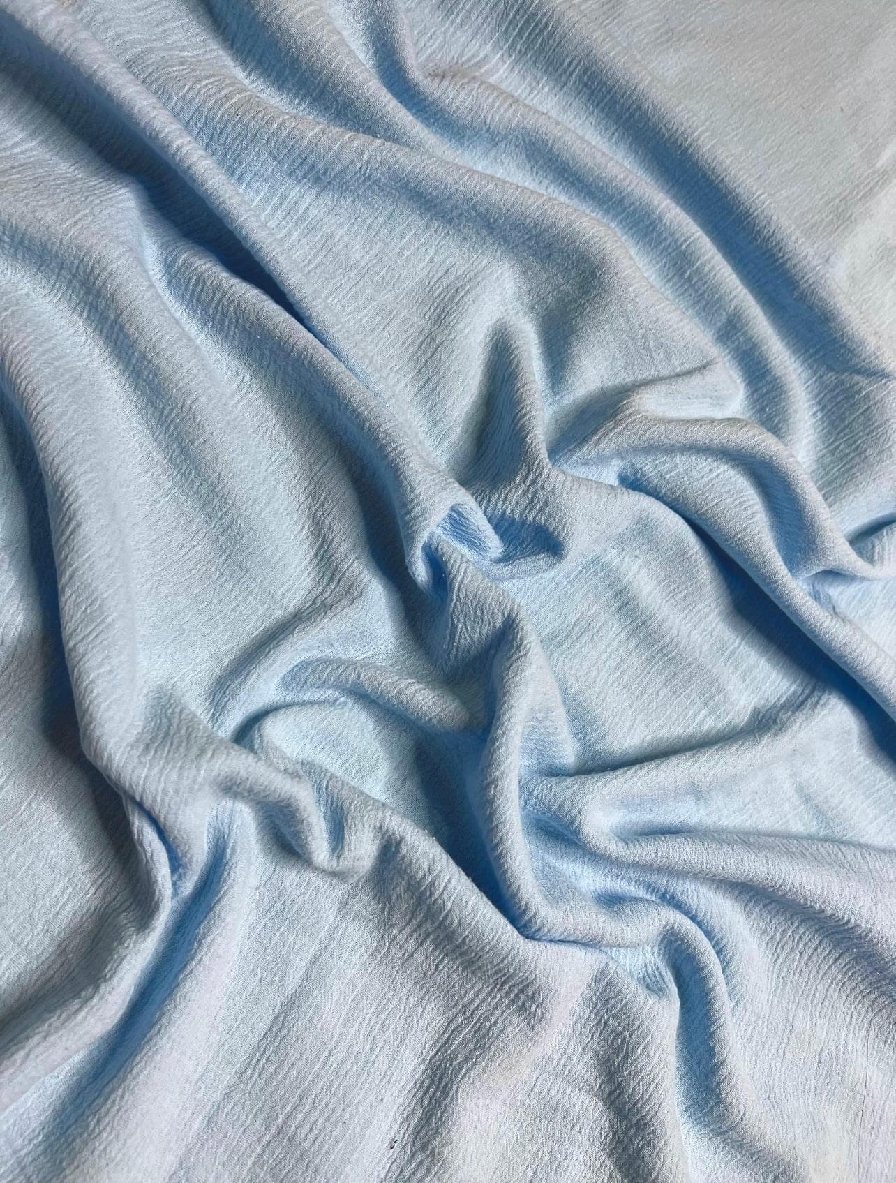 light blue Cotton Gauze, cotton gauze fabric, baby blue gauze fabric, dark blue gauze, cotton for woman, double gauze cheap, coton gauze for bride, cotton gauze in low price