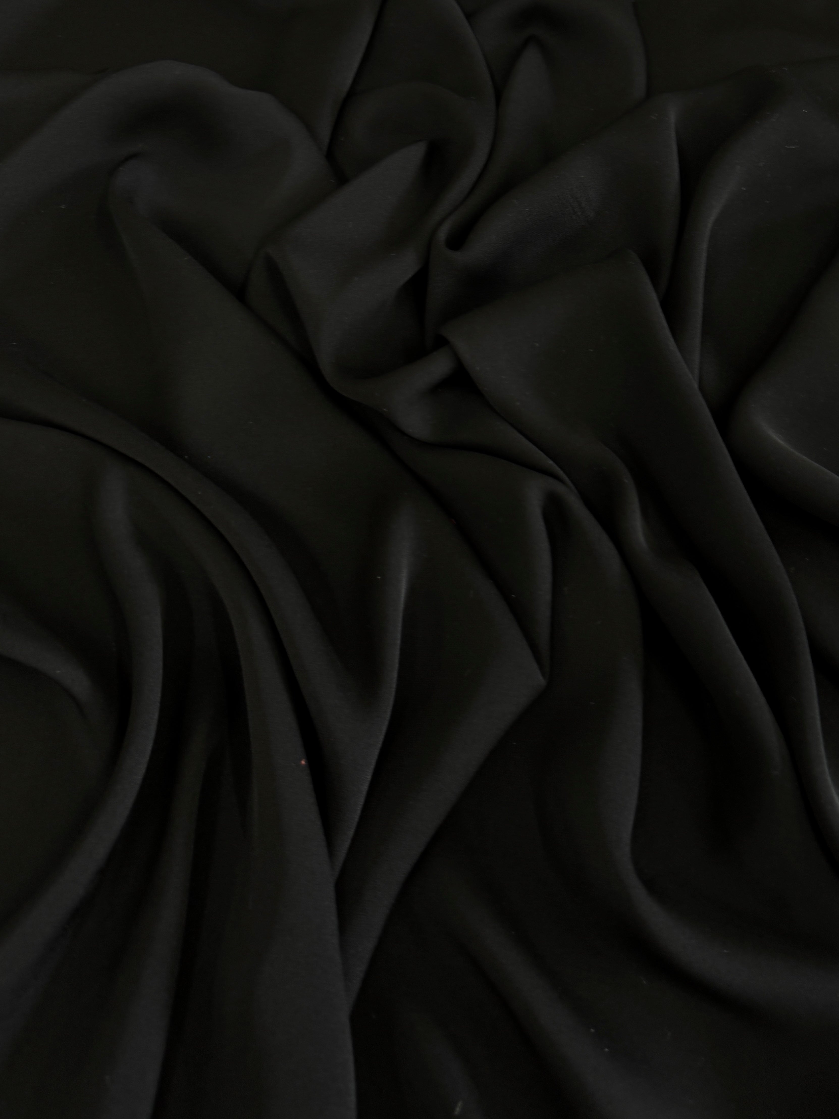 Black Silk Crepe De Chine, Silk Crepe De Chine, 100 Silk Fabric, Pure Silk Fabric, Luxury Silk Fabric, Matte Silk Fabric, Lightweight Silk Fabric, Crepe Silk Fabric