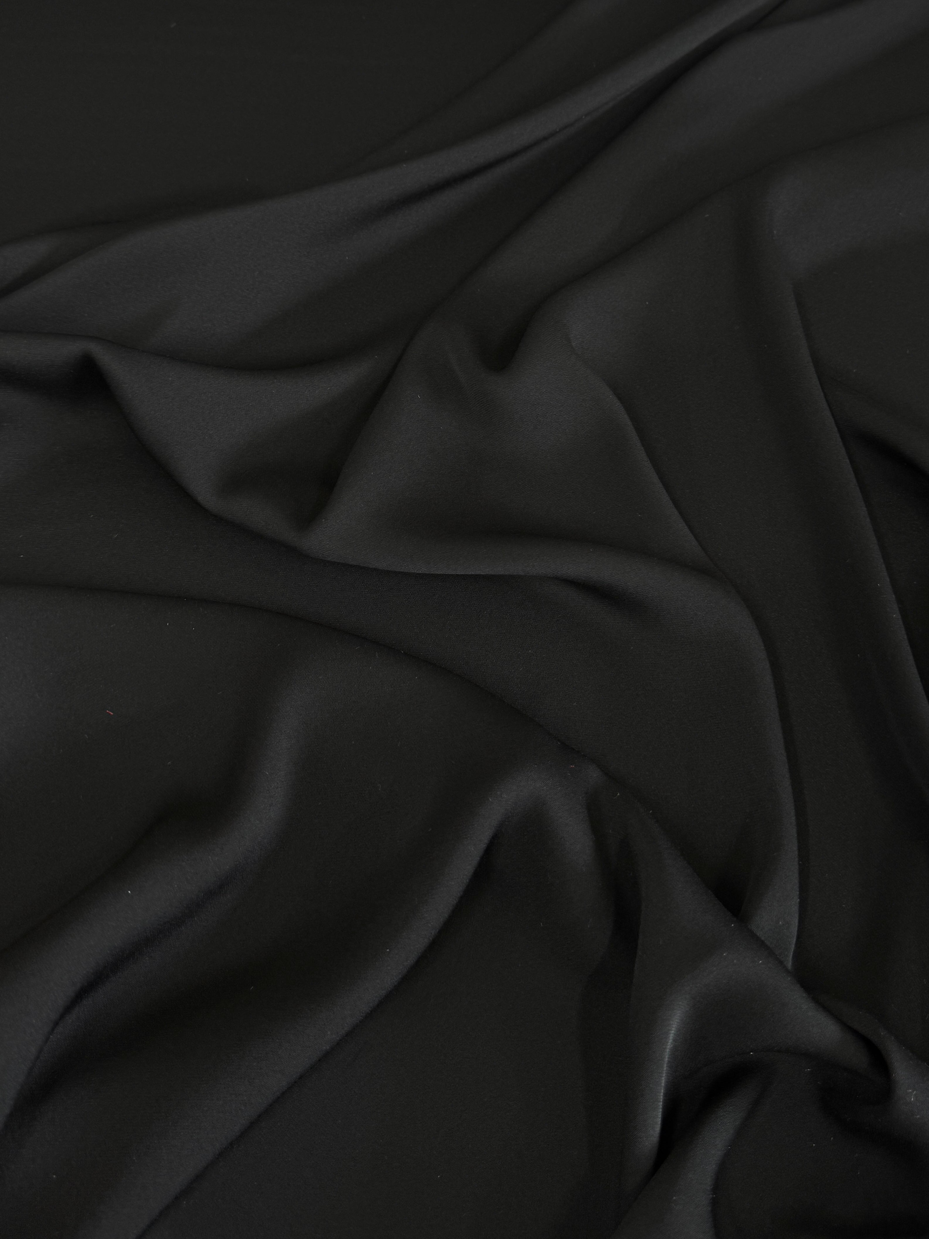 Black Silk Crepe De Chine, Kiki Sewing Store, Kiki Luxury Fabric, Cheap Fabric Store, Kiki Textiles, Kiki Textile by the Yard, Kiki Textile USA