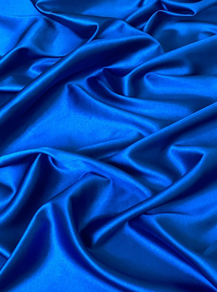 Jordan 4 Way Stretch Fabric Shiny Nylon Spandex Royal Blue