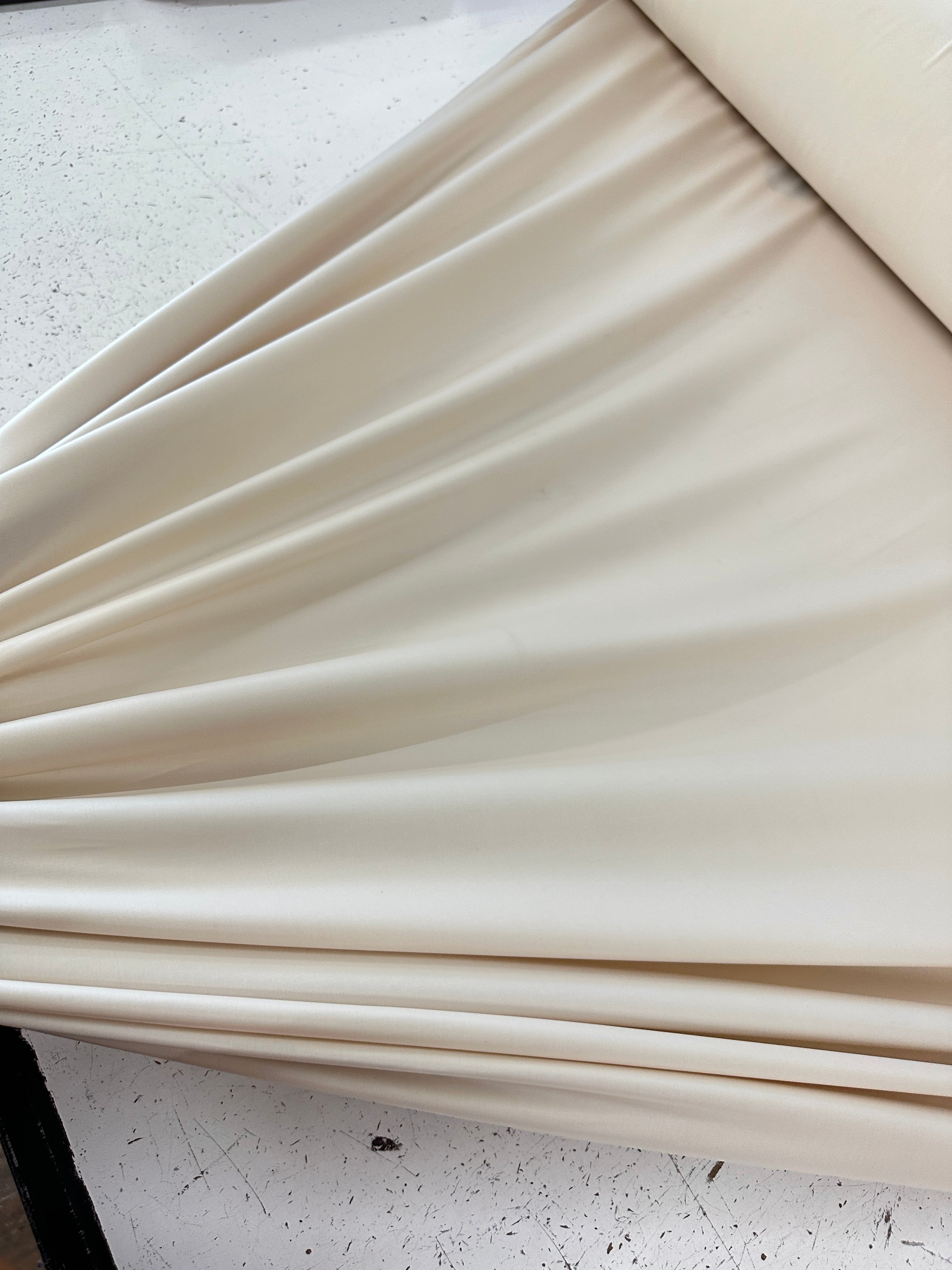beige all way Stretch Faux Leather, cream color all way stretch leather, shiny faux leather, light brown all way stretch faux leather for woman, faux leather for costumes, faux leather for home decor, 2 way stretch faux leather, leather for blazers, cheap leather, discounted leather, leather on sale