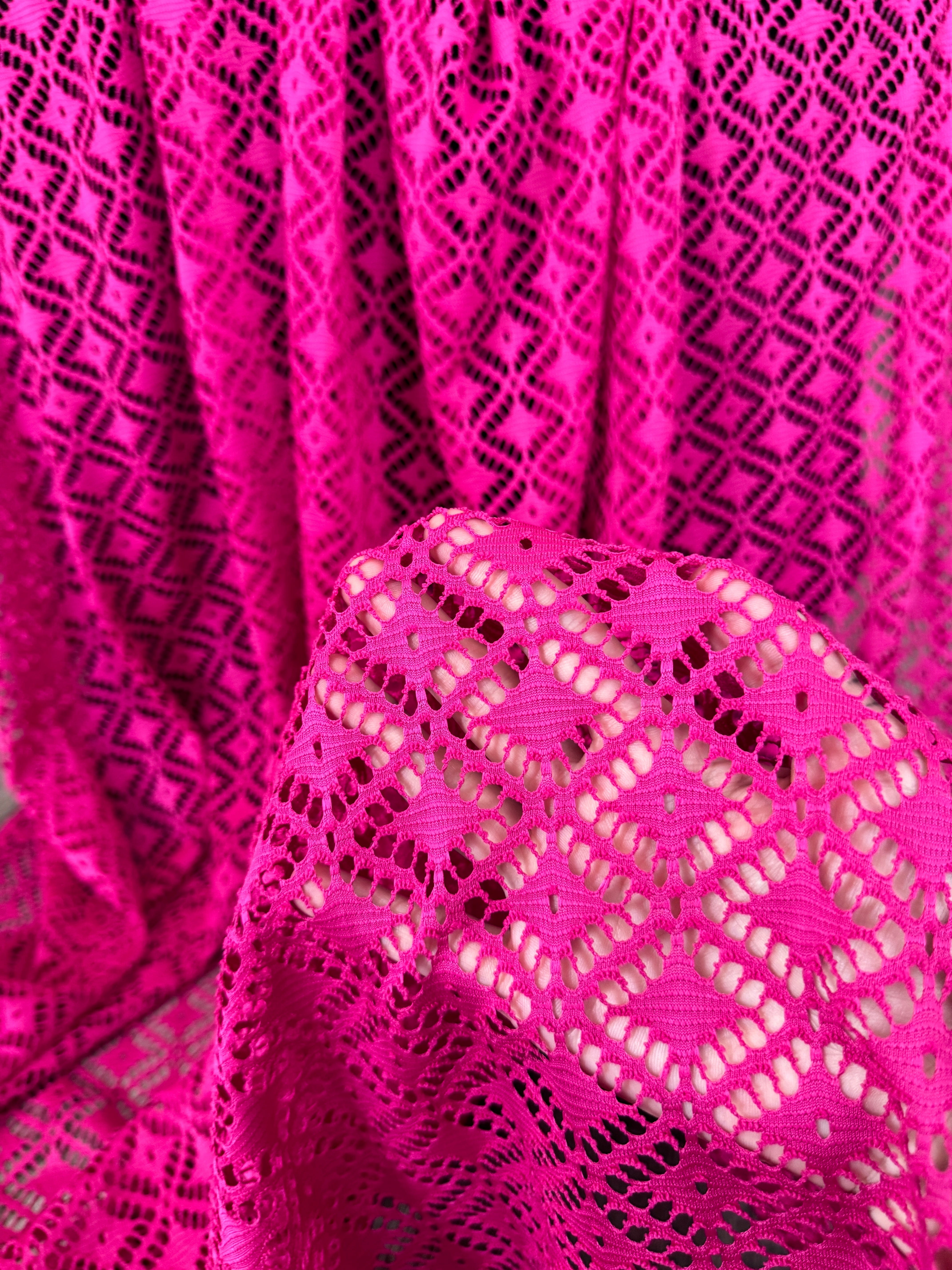 Hot Pink Crochet Hollow Out Knit, pink Crochet Hollow Out Knit, dark pink Crochet Hollow Out Knit, light pink Crochet Hollow Out Knit, fuchsia Crochet Hollow Out Knit, Crochet Hollow Out Knit on discount
