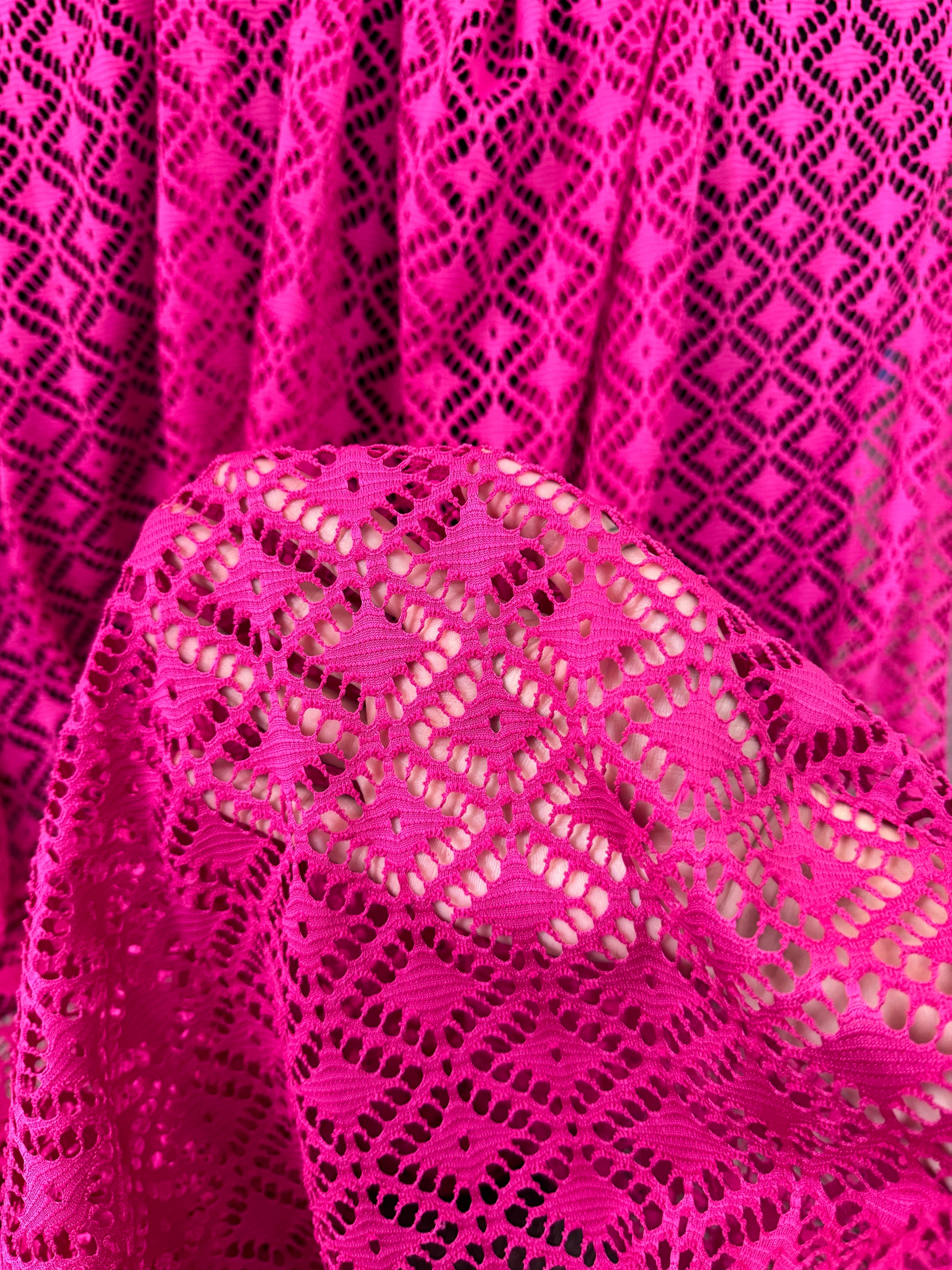 Hot Pink Crochet Hollow Out Knit, pink Crochet Hollow Out Knit, dark pink Crochet Hollow Out Knit, light pink Crochet Hollow Out Knit, fuchsia Crochet Hollow Out Knit, Crochet Hollow Out Knit on discount