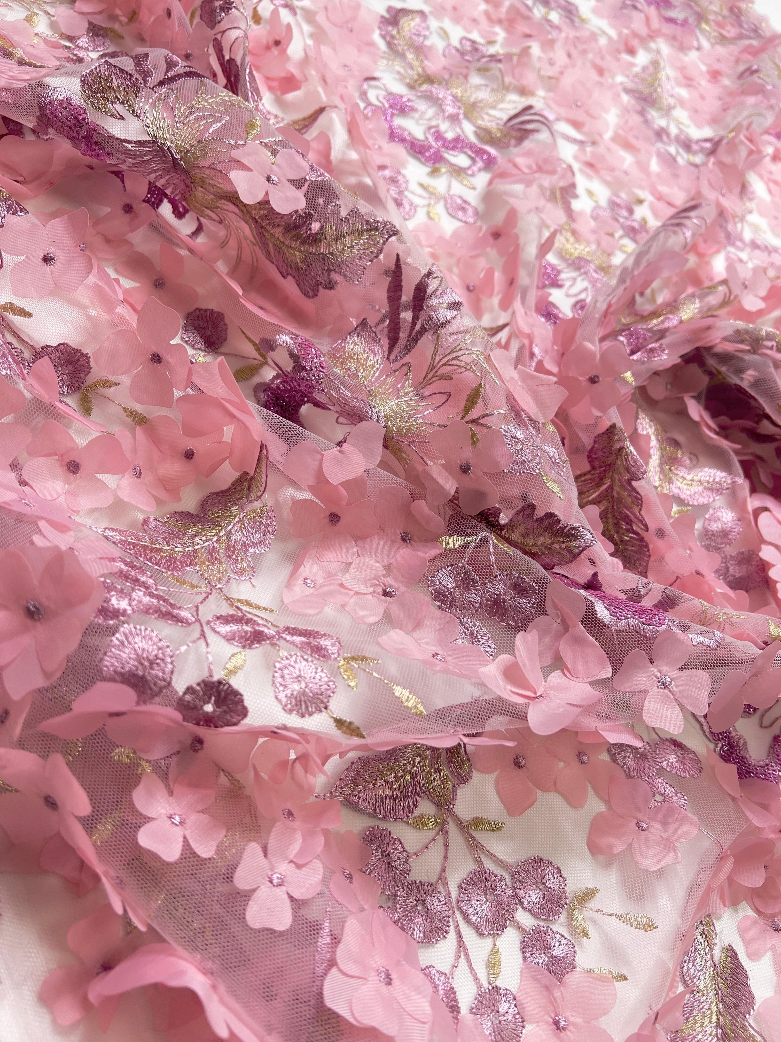  baby pink 3D flowers on lace, pink 3D flowers on lace, light pink 3D flowers on lace, rose pink 3D flowers on lace, 3D flowers on lace for woman, 3D flowers on lace for bride, 3D flowers on lace in low price, cheap 3D flowers on lace, 3D flowers on lace on sale