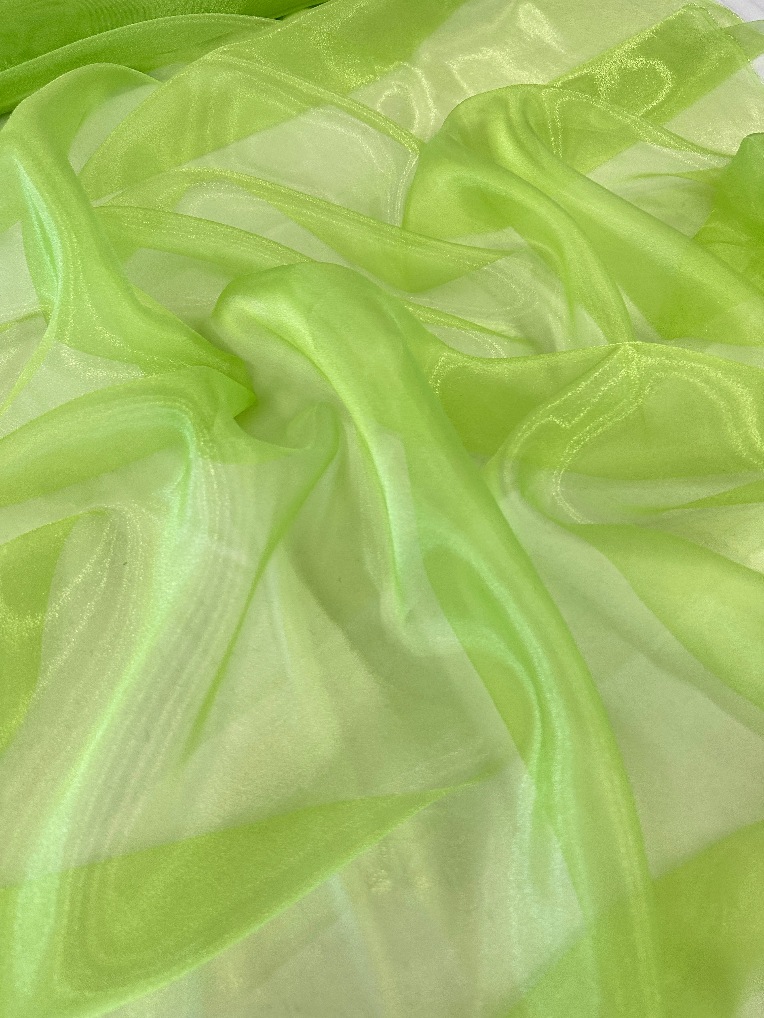 lime green crystal chiffon, light green crystal chiffon, green crystal chiffon, dark green crystal chiffon, crystal chiffon for woman, chiffon for bride, premium chiffon, chiffon in low price, chiffon for party wear, chiffon for gown