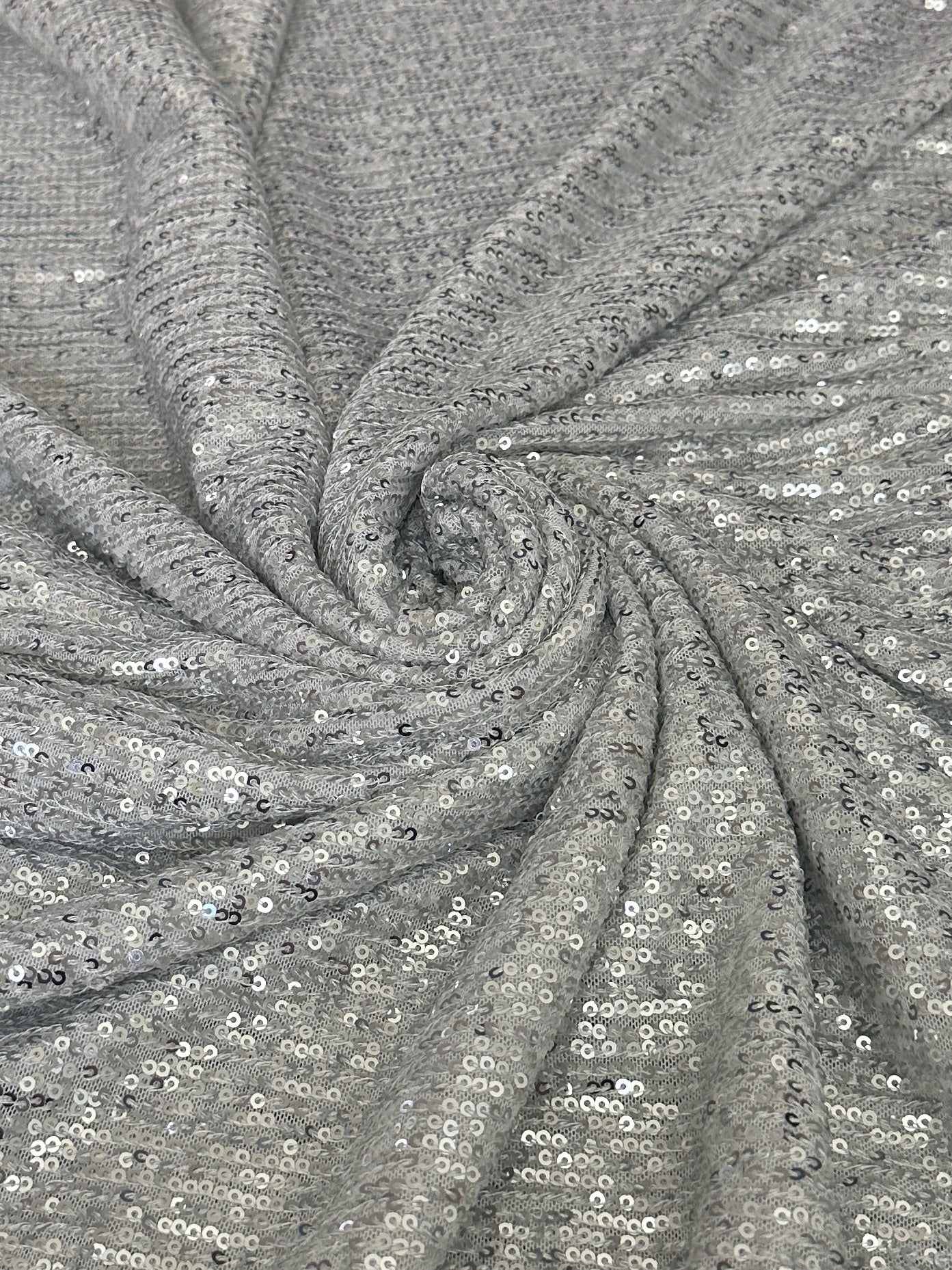 silver super stretch sequin on mesh, light silver sequin on mesh, light silver sequin on mesh, sequin on mesh for woman, sequin on mesh for bride, sequin on mesh on discount, sequin on mesh on sale, premium sequin on mesh, kiki textile sequin on mesh, sequin on mesh for party wear 