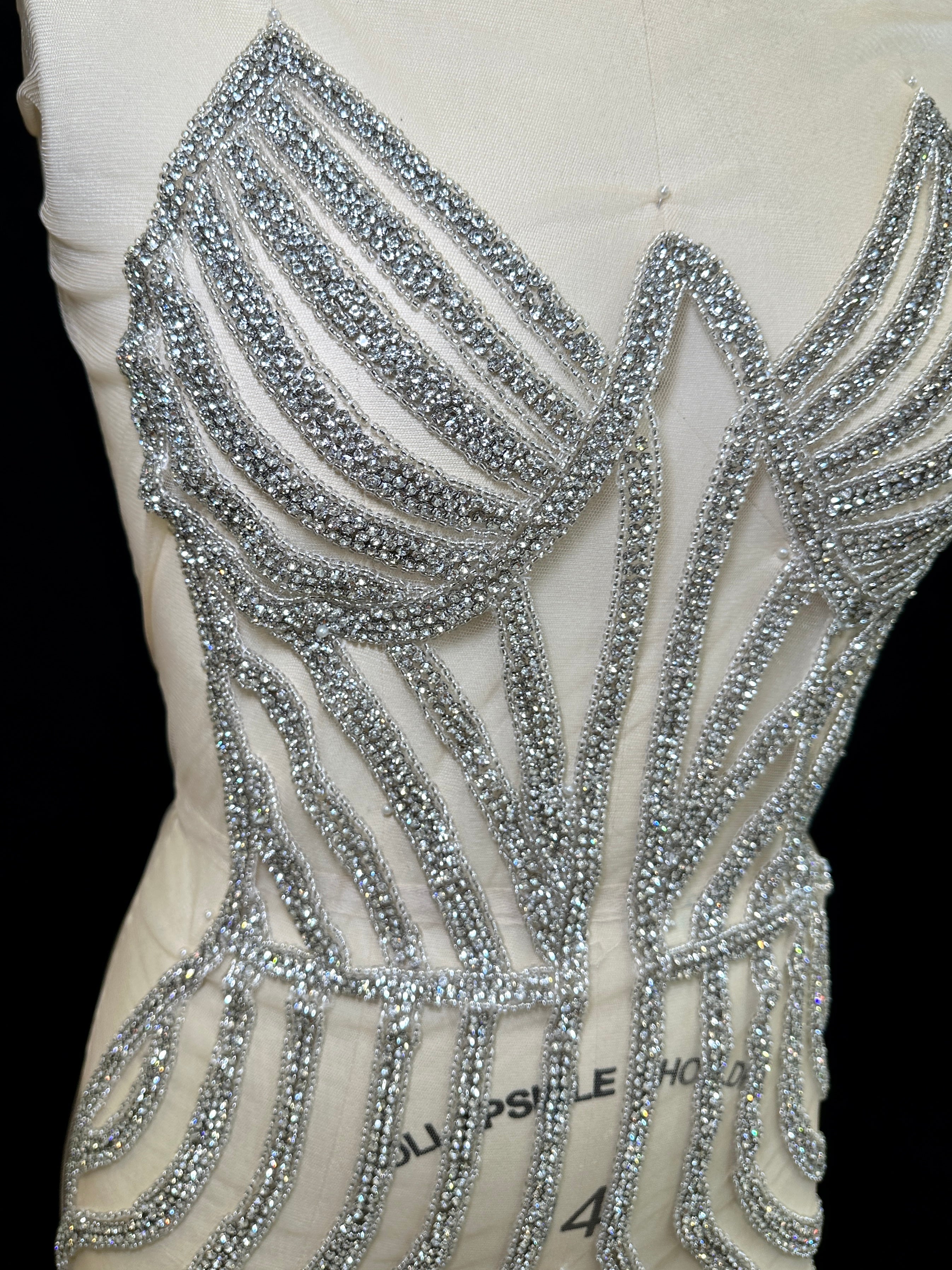 Bria Fringe Rhinestone Bodice Applique, sparkle crystal bodice, silver rhinestone applique, rhinestone bodice for woman, rhinestone bodice ,rhinestone beads, rhinestone applique, rhinestone applications, rhinestone, luxurious dress, flawless dress fabric, embellishment for dress, diy dress, decoration for dress, crystal applique for dresses, crafts for dress, bridal dress rhinestone, beaded mesh sequin bodice, beaded mesh fabric for dress, beaded bodice for dress, applique for gown, applique for dress