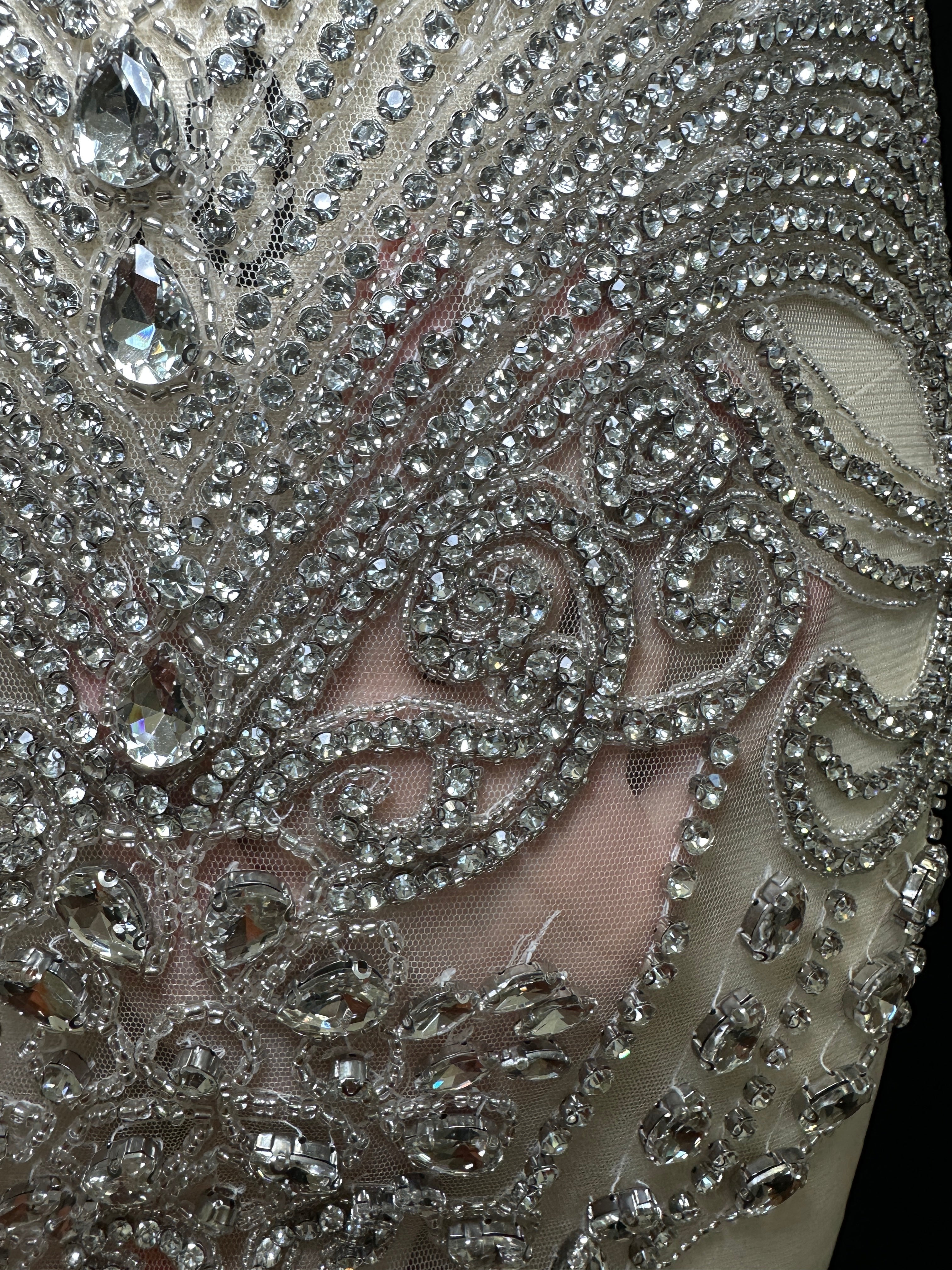 Gigi Rhinestone Bodice Applique, sparkle crystal bodice, silver rhinestone applique, rhinestone bodice for woman, rhinestone bodice ,rhinestone beads, rhinestone applique, rhinestone applications, rhinestone, luxurious dress, flawless dress fabric, embellishment for dress, diy dress, decoration for dress, crystal applique for dresses, crafts for dress, bridal dress rhinestone, beaded mesh sequin bodice, beaded mesh fabric for dress, beaded bodice for dress, applique for gown, applique for dress