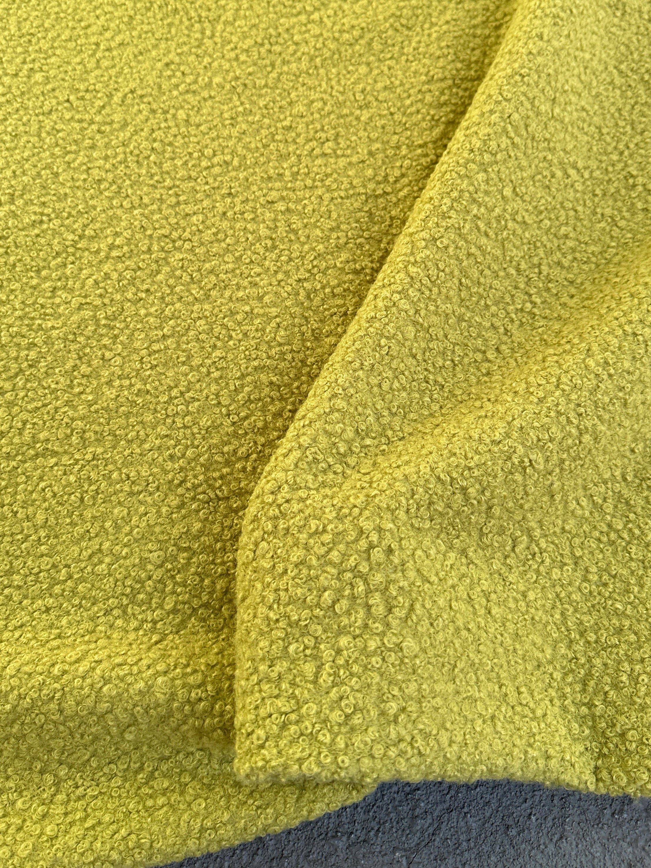 Lime Lamb Premium Faux Wool, light green Faux Wool, green Faux Wool, Faux Wool for jacket, premium Faux Wool, Faux Wool for winter, winter collection, Faux Wool on sale, Faux Wool in low price