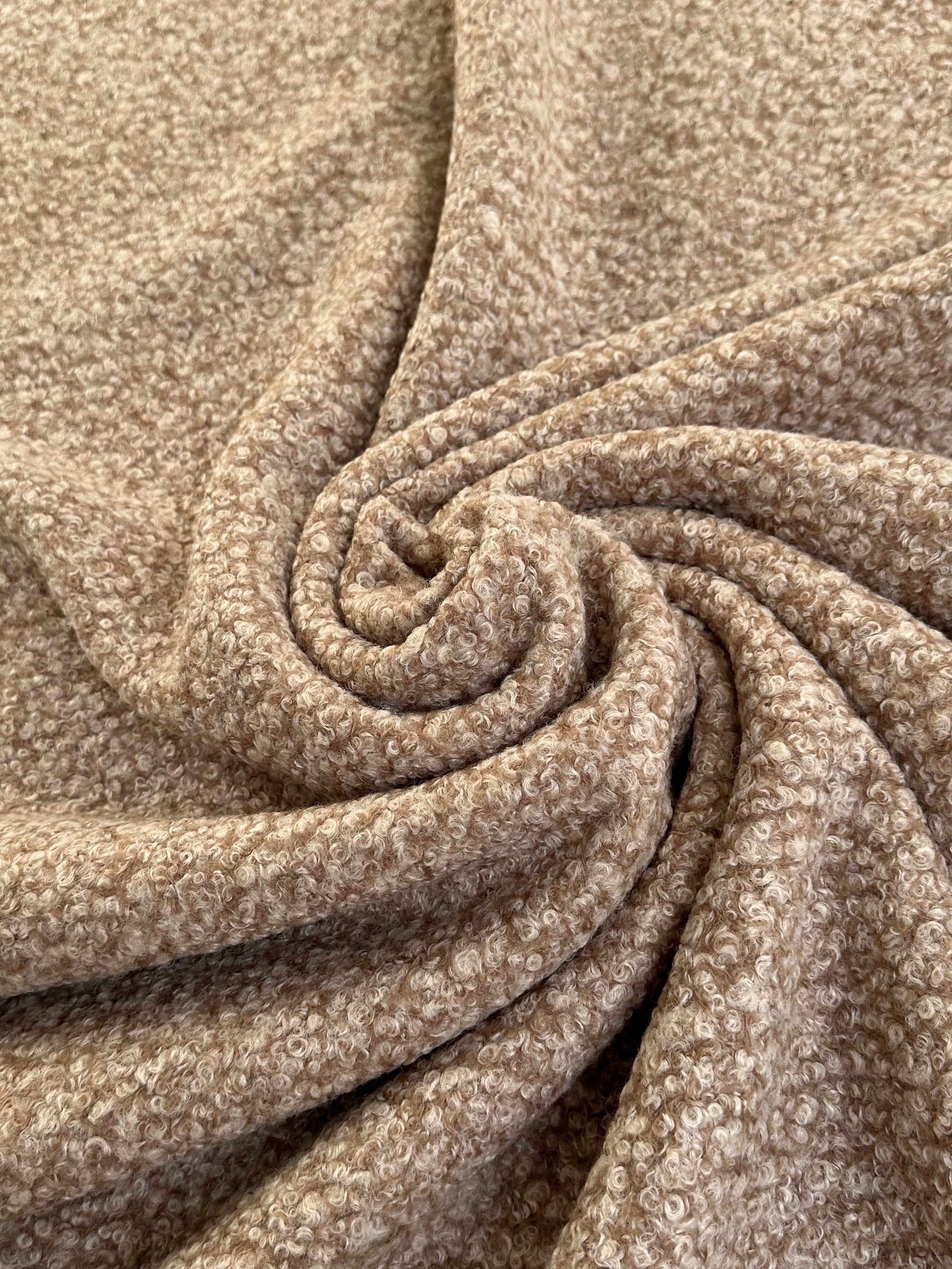 beige brown Lamb Premium Faux Wool, brown Faux Wool, light brown Faux Wool, Faux Wool for jacket, premium Faux Wool, Faux Wool for winter, winter collection, Faux Wool on sale, Faux Wool in low price